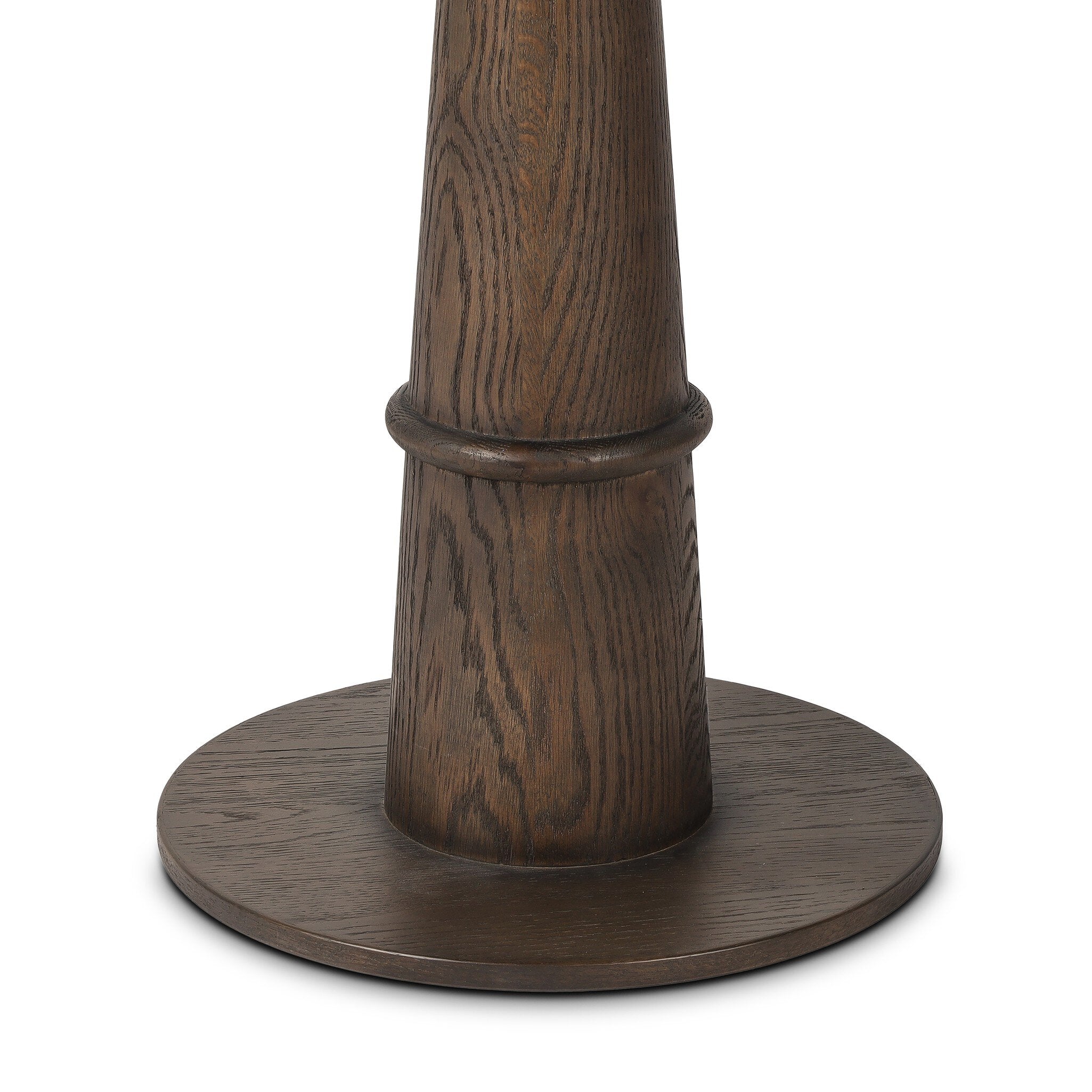 Four Hands Goetz Bar + Counter Table — Brown Ash-Warm Grey Marble-Counter