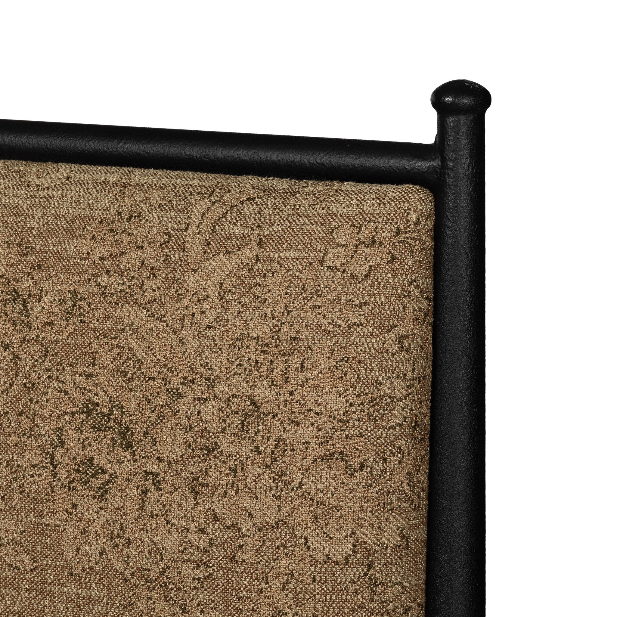 Four Hands Xander Bed — Fallingbrook Cafe-Textured Black Iron-Queen