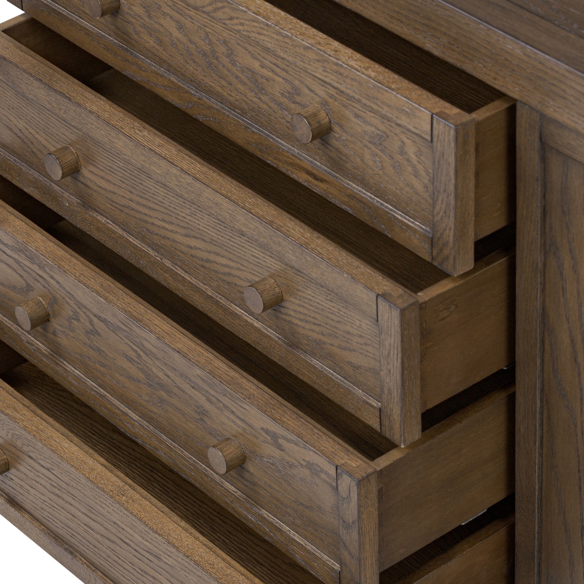 Four Hands Miko Bookcase — Fawn Oak-Fawn Oak Veneer