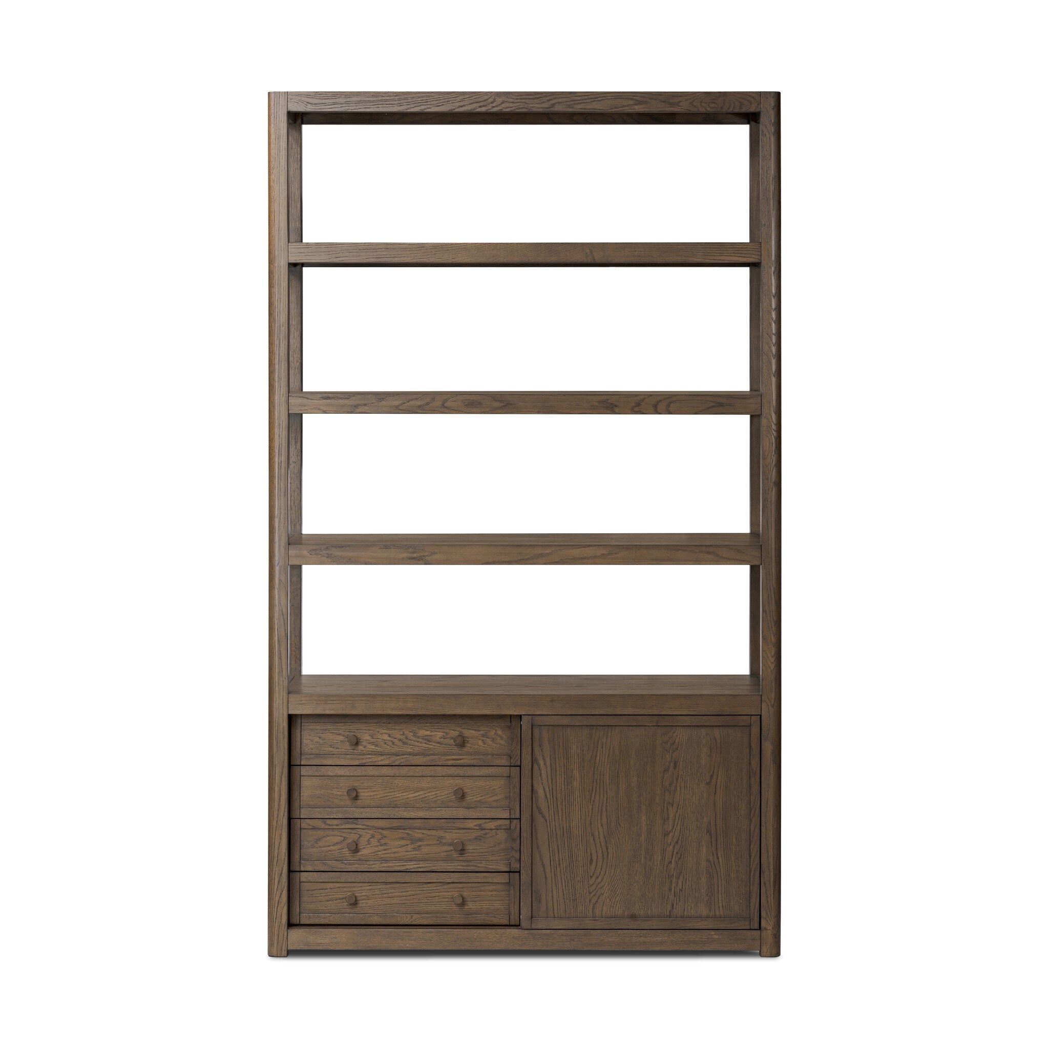 Four Hands Miko Bookcase — Fawn Oak-Fawn Oak Veneer
