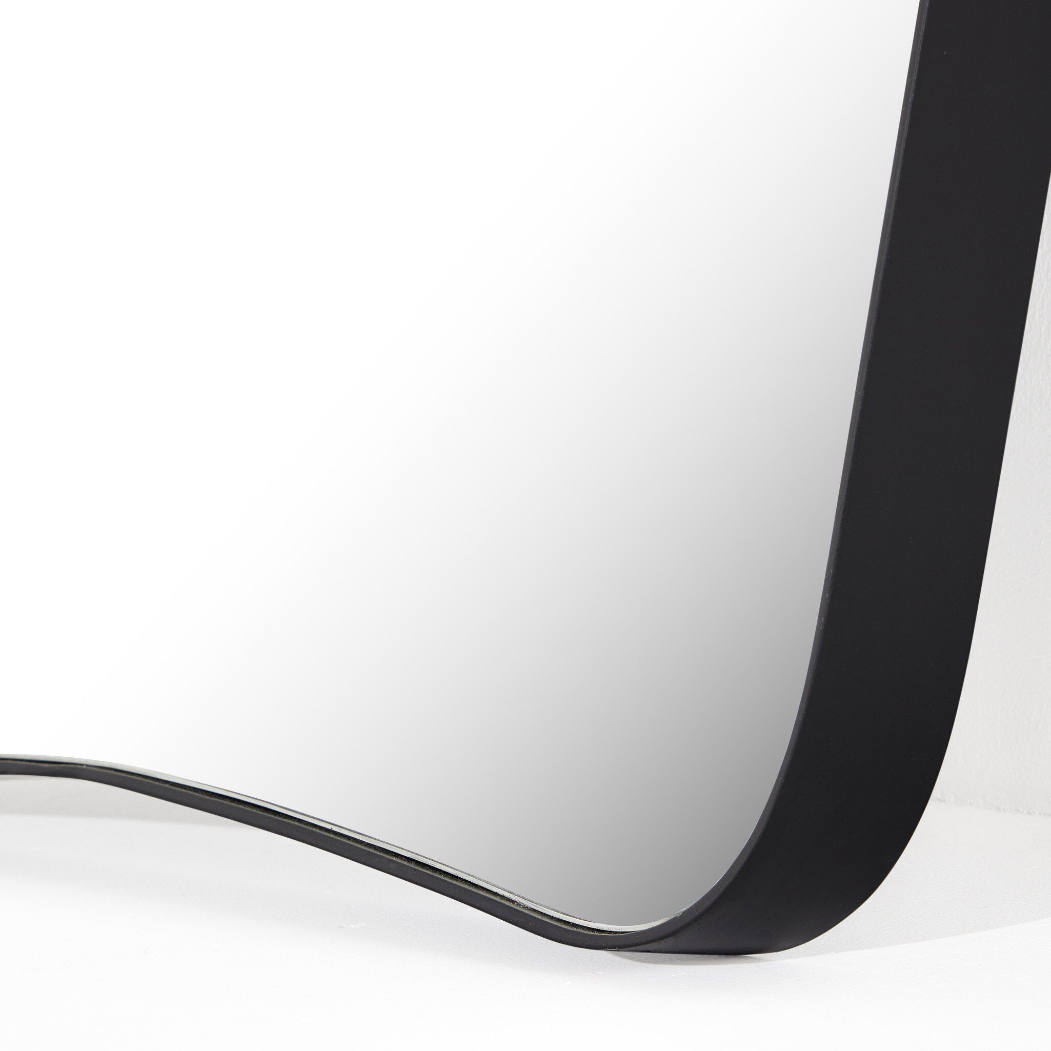 Four Hands Merona Mantel Mirror — Iron Matte Black