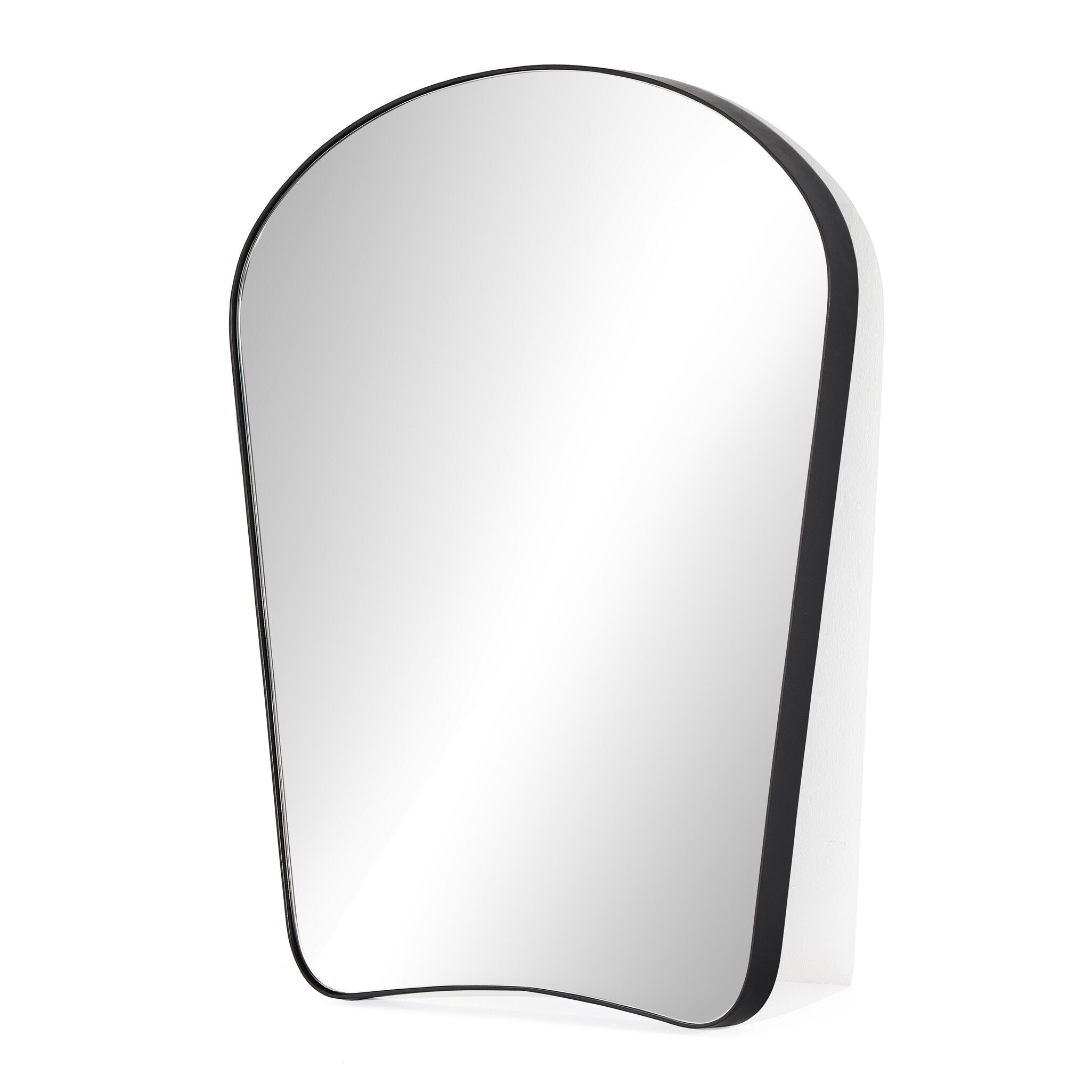 Four Hands Merona Mantel Mirror — Iron Matte Black