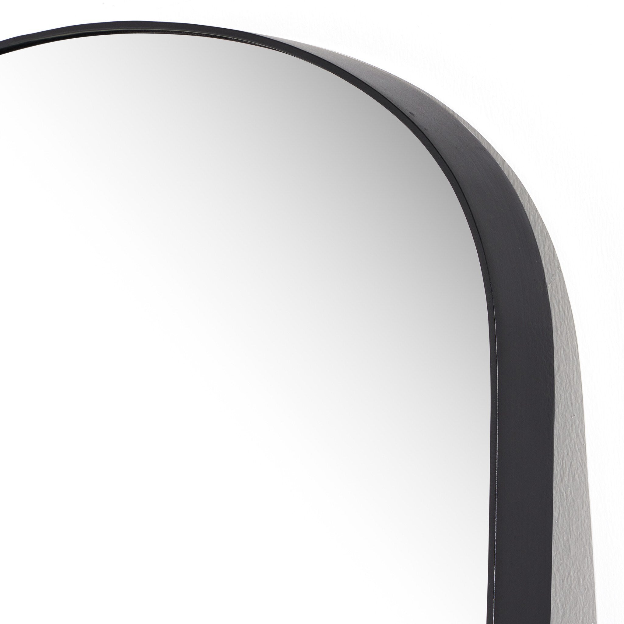Four Hands Merona Mantel Mirror — Iron Matte Black