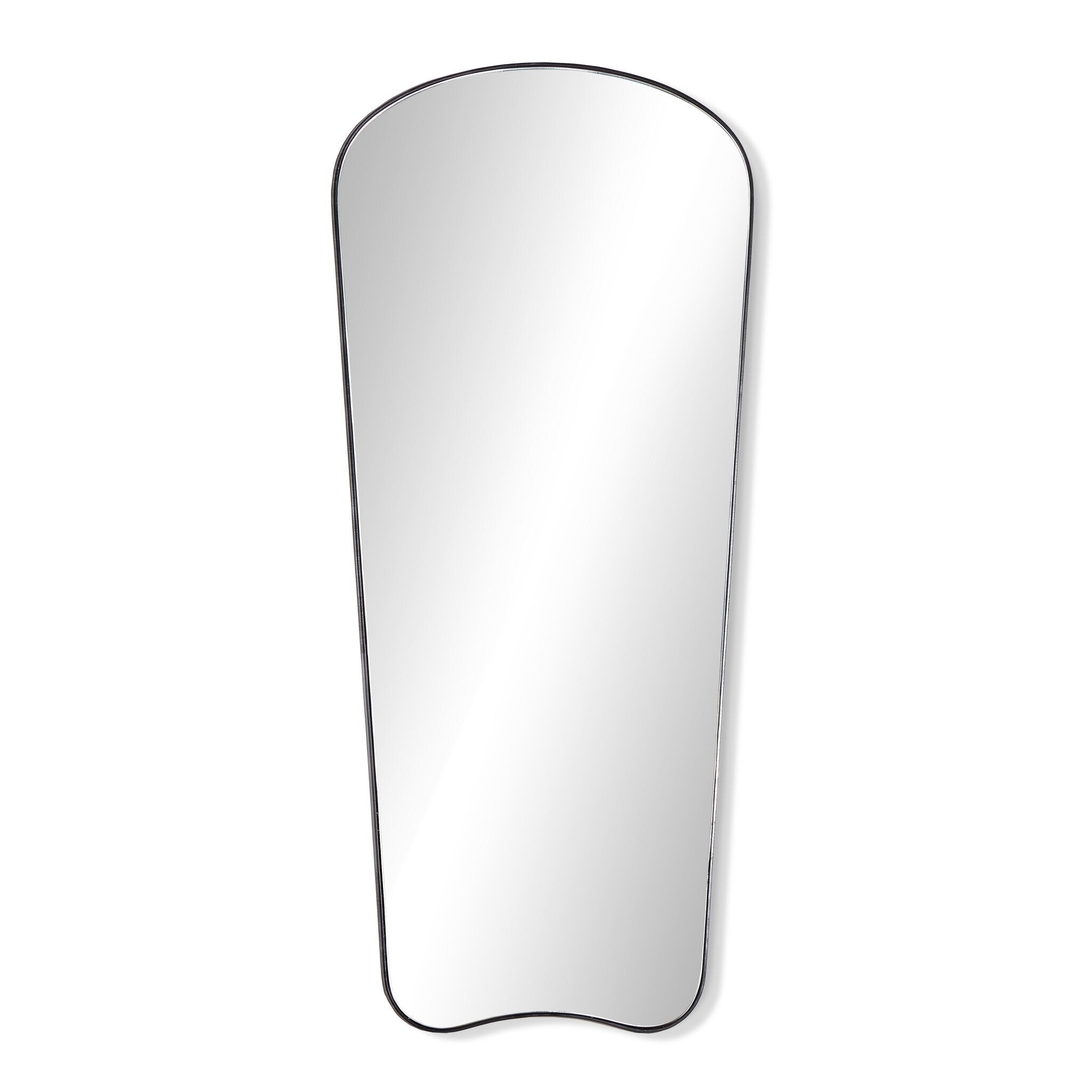 Four Hands Merona Wall Mirror — Iron Matte Black