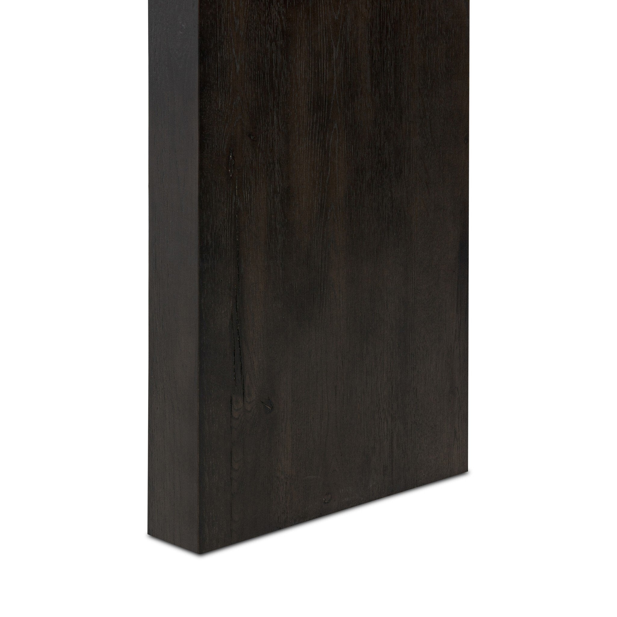 Four Hands Matthes Console Table - 94" — Smoked Black Veneer