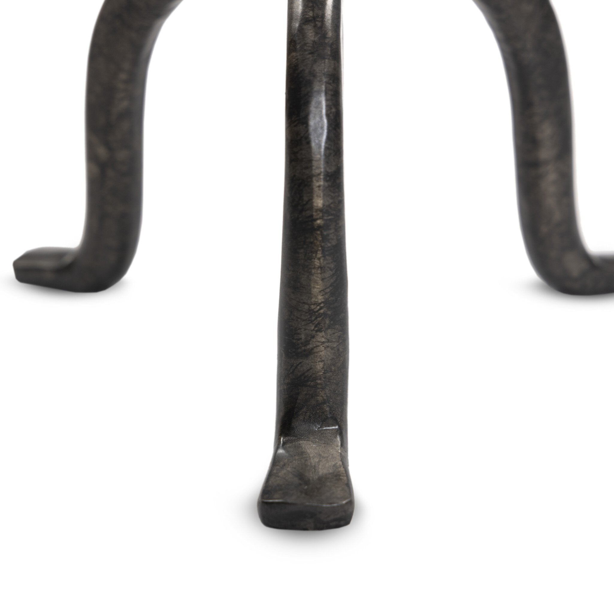 Four Hands Jocelyn End Table — Raw Black Iron