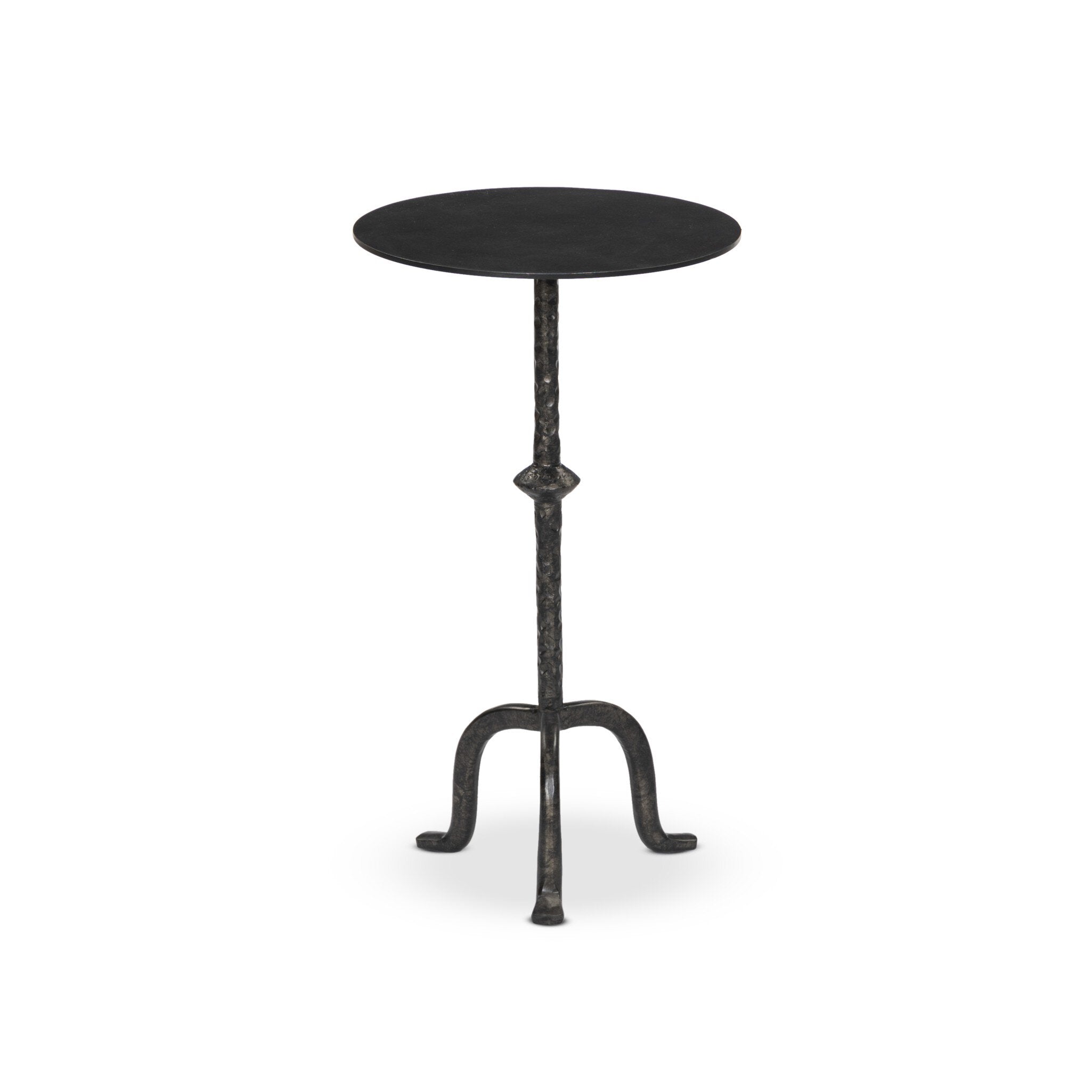 Four Hands Jocelyn End Table — Raw Black Iron