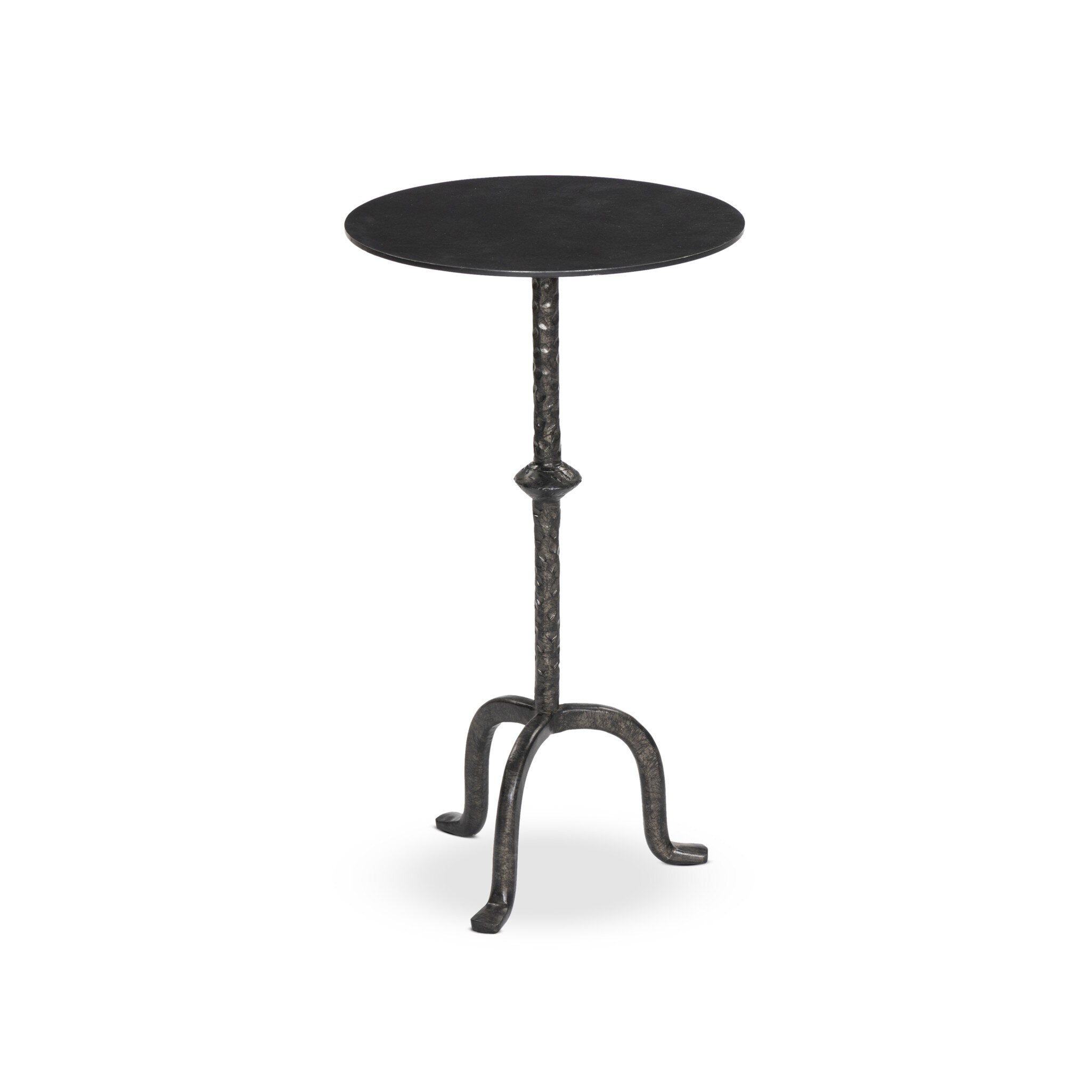 Four Hands Jocelyn End Table — Raw Black Iron