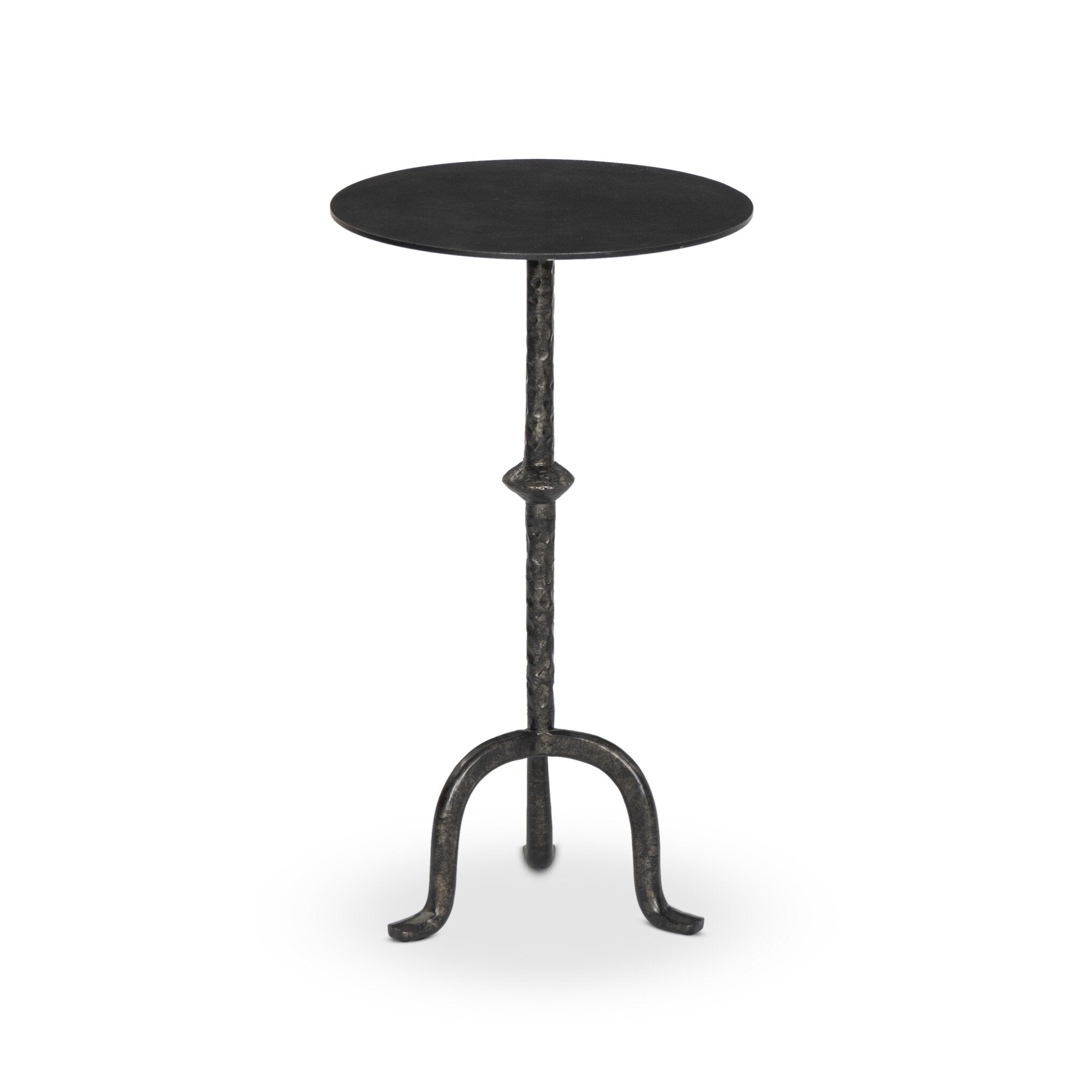 Four Hands Jocelyn End Table — Raw Black Iron