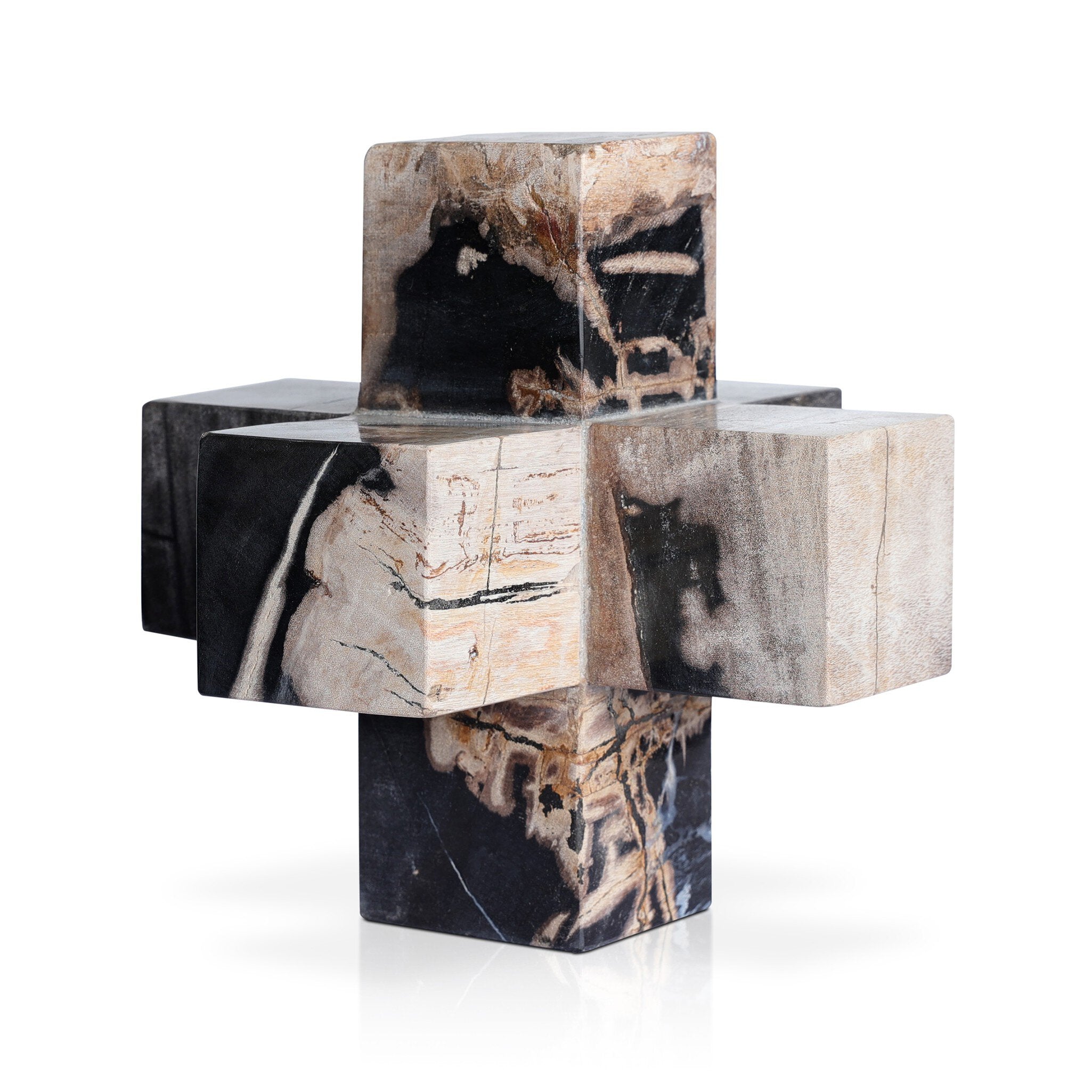 Four Hands Petrified Wood Jack — Dark Petrified Wood