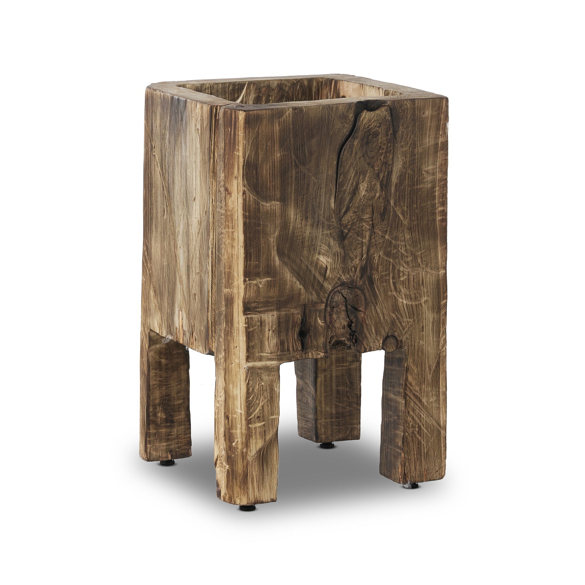 Four Hands Tora Planter — Burnt Reclaimed