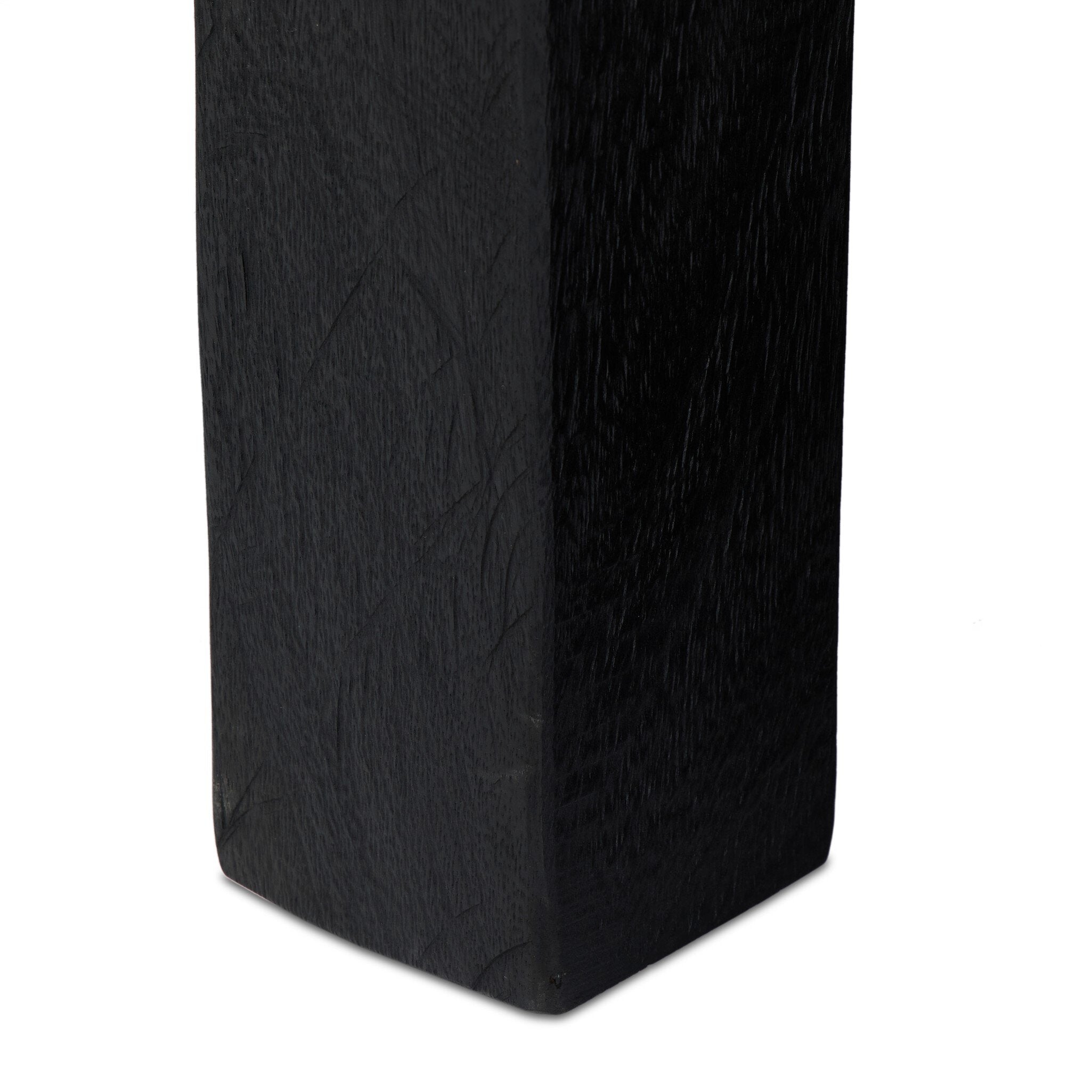 Four Hands Tora Planter — Carbonized Black