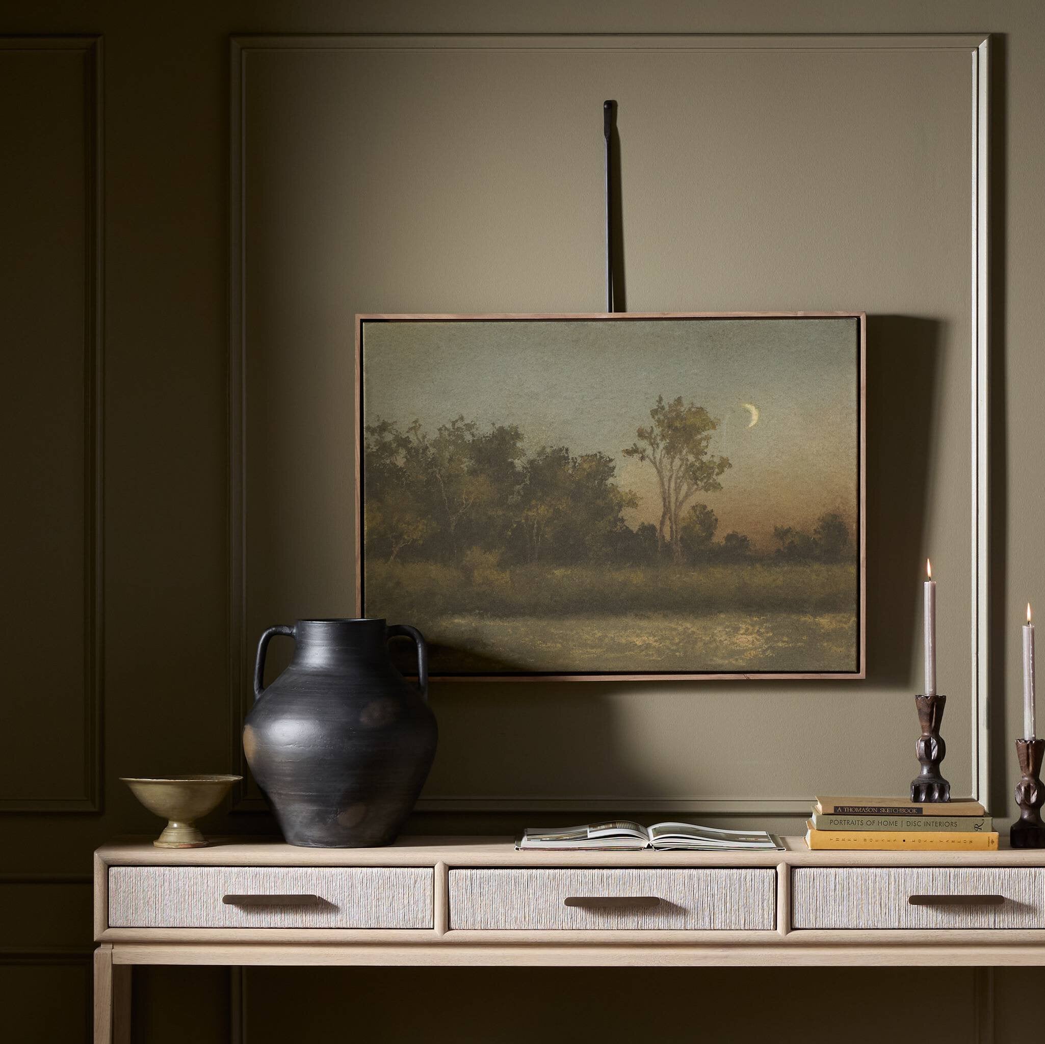 Four Hands Gallery Rod — Gunmetal