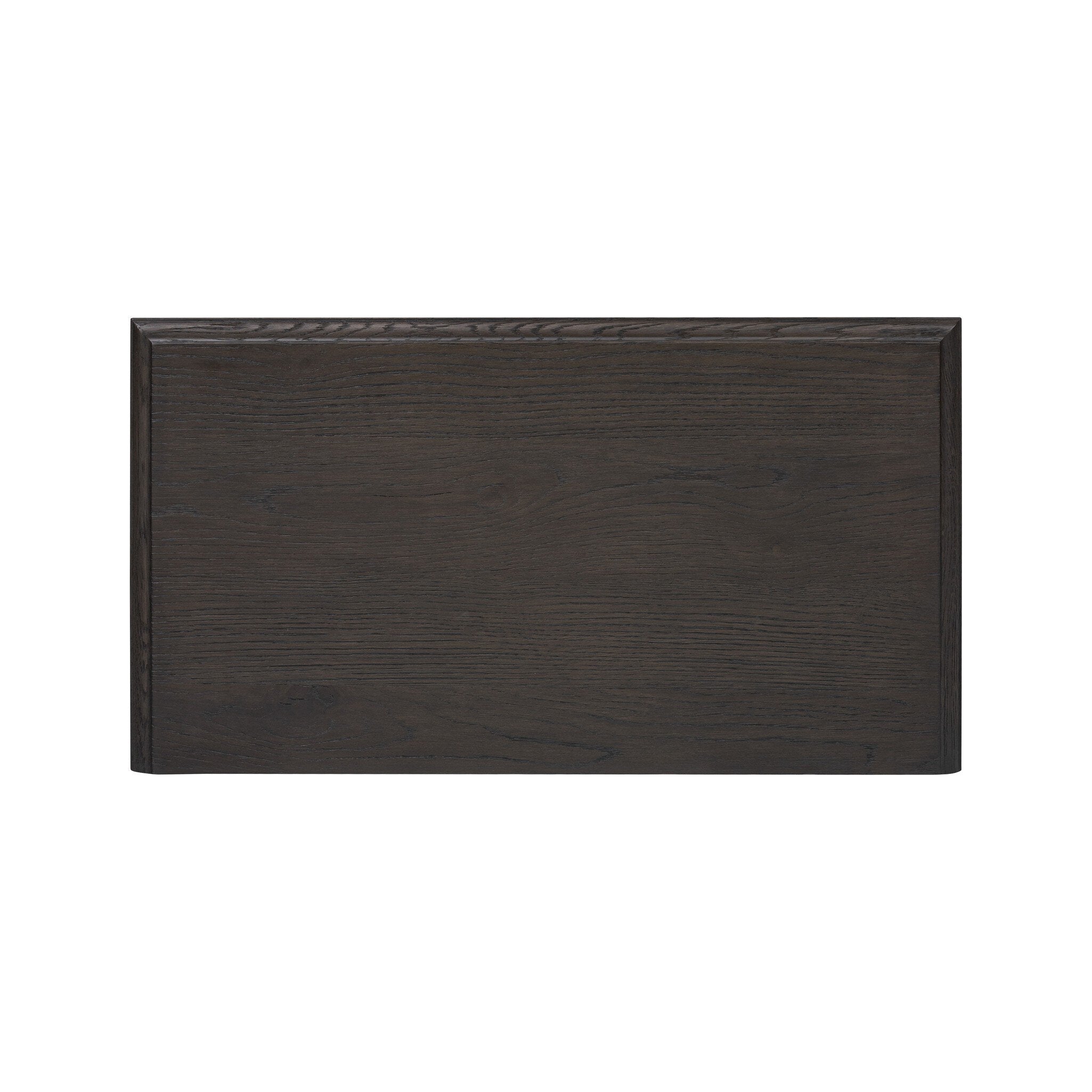 Four Hands Maggie Nightstand — Smoked Black Oak-Smoked Black Oak Veneer-Bronze Antimony
