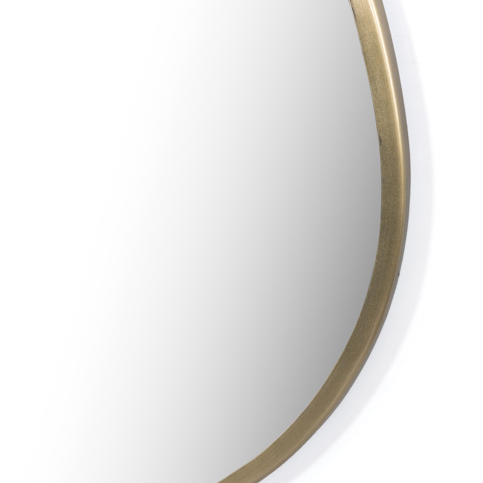 Four Hands Nova Mirror — Antique Brass Iron