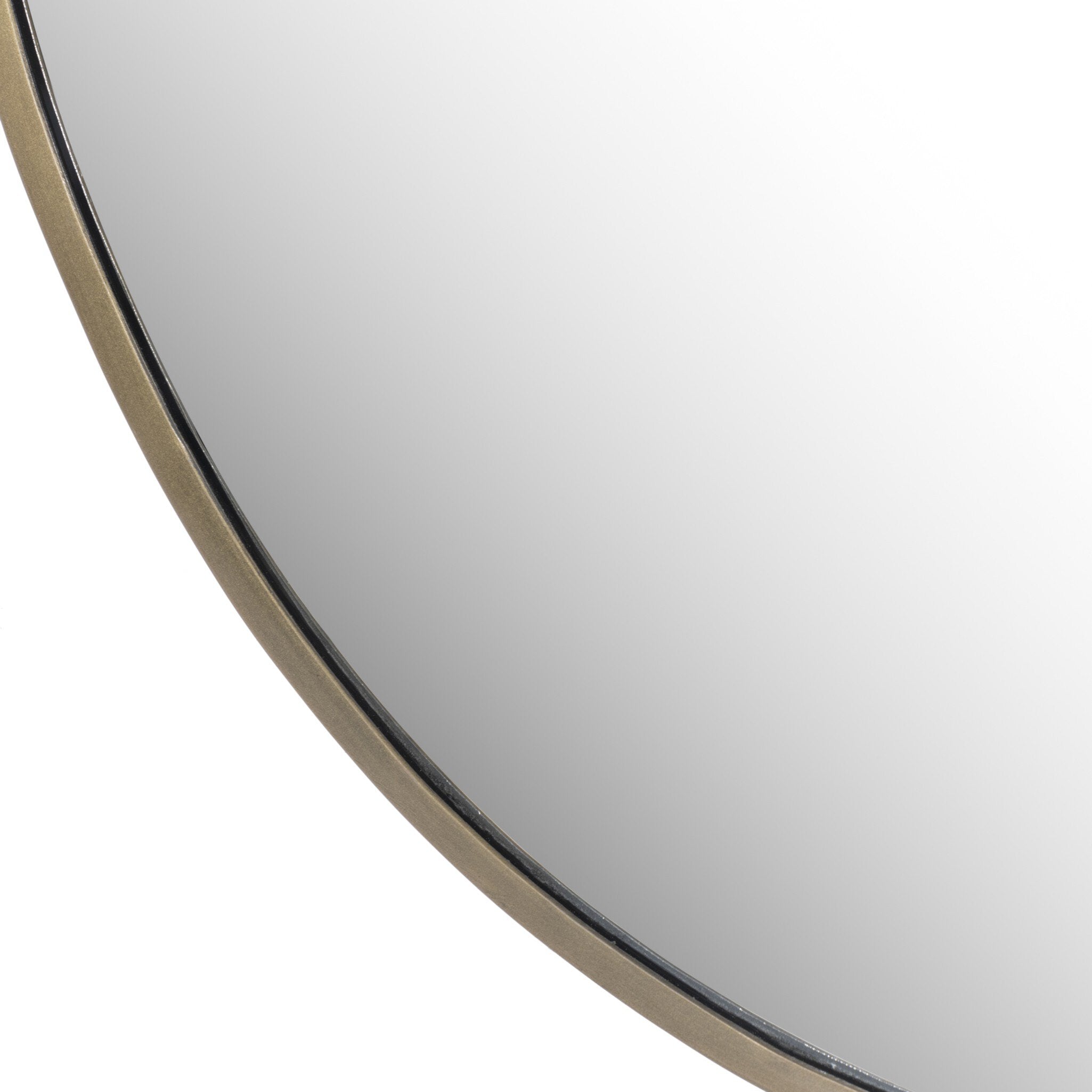 Four Hands Nova Mirror — Antique Brass Iron