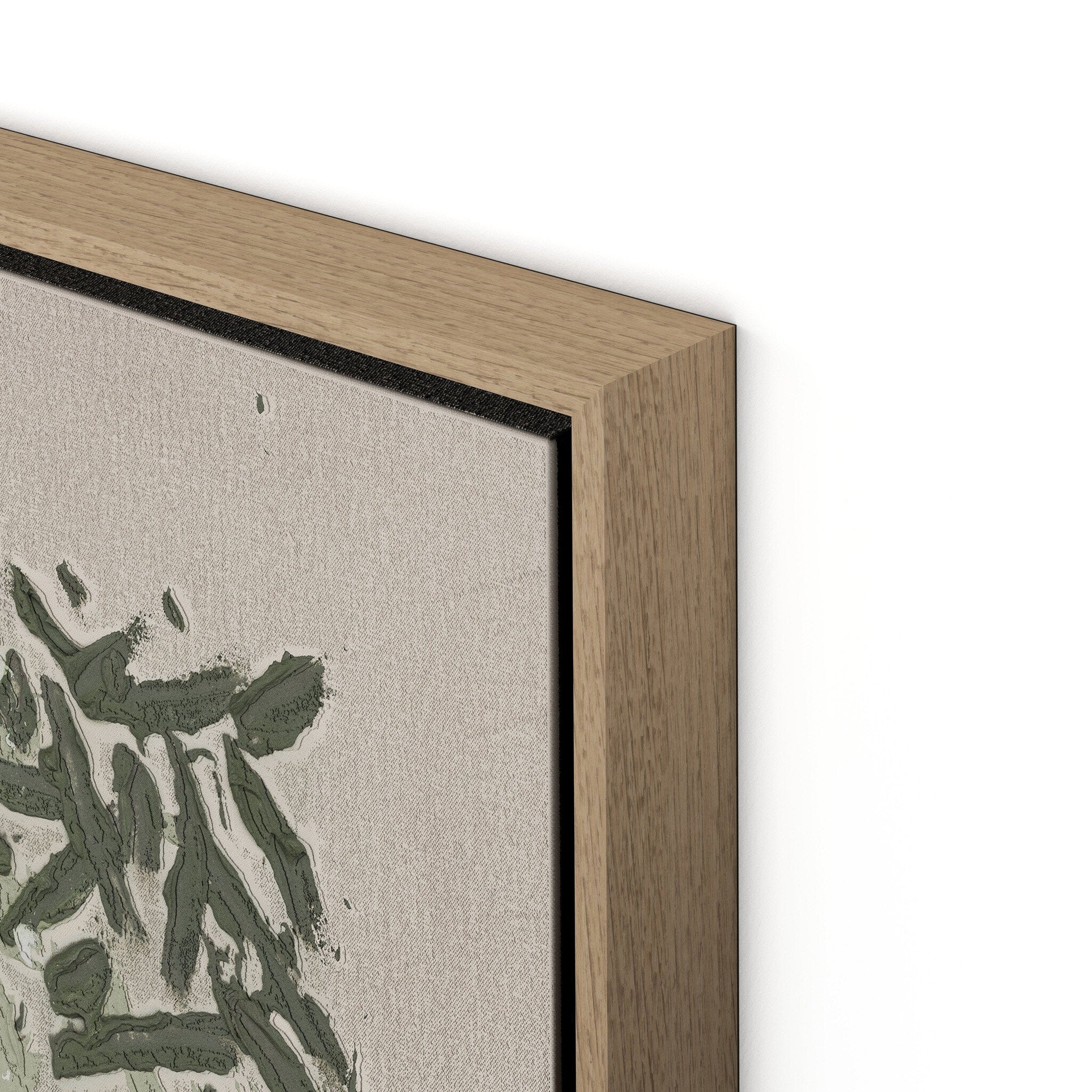 Four Hands Prayers Under The Olive Tree by Tyler Guinn — 246839-002 - 48.0x29.0-Vertical Grain White Oak Floater-Extra Large