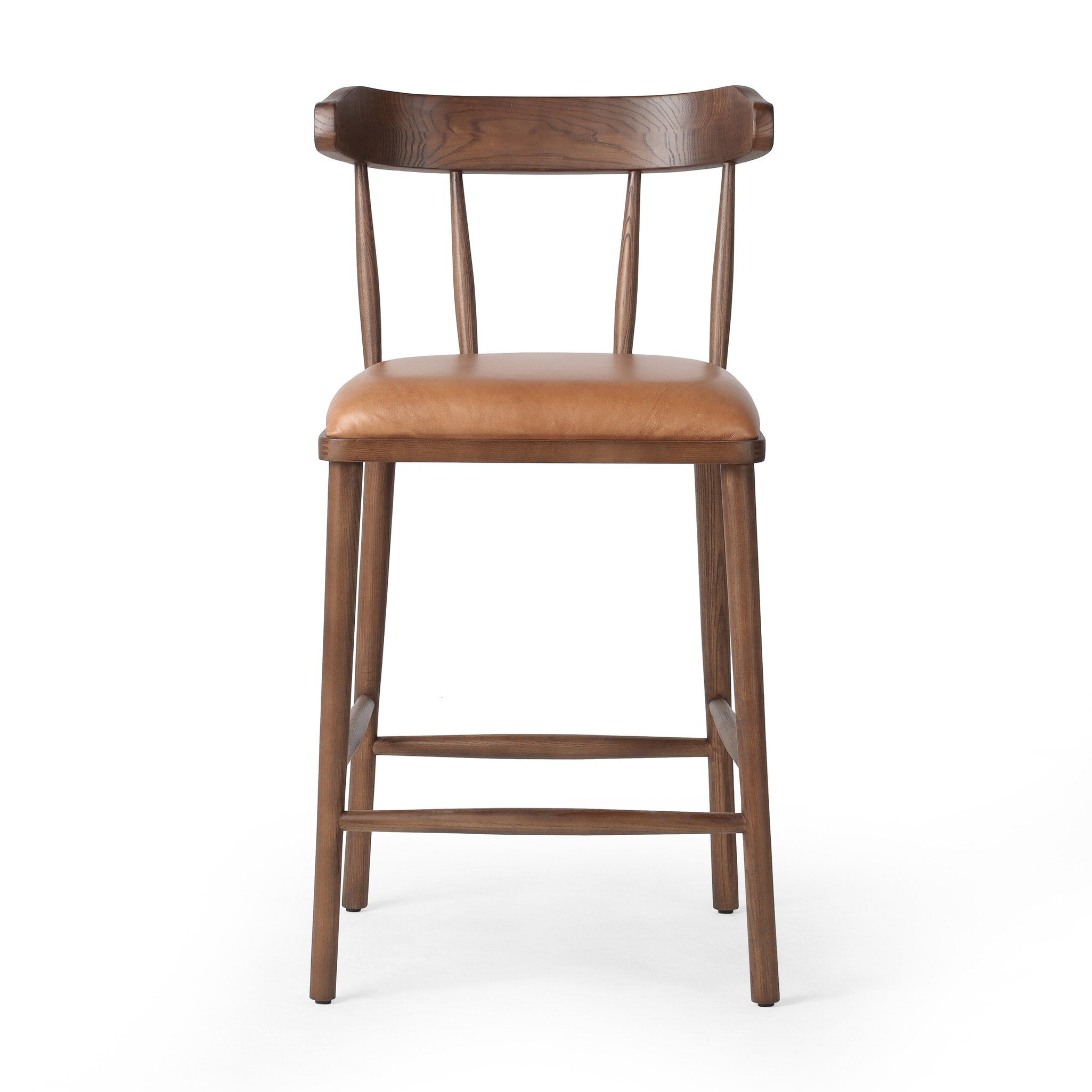 Four Hands Colter Counter Stool — Chaps Saddle-Vintage Ash-Counter