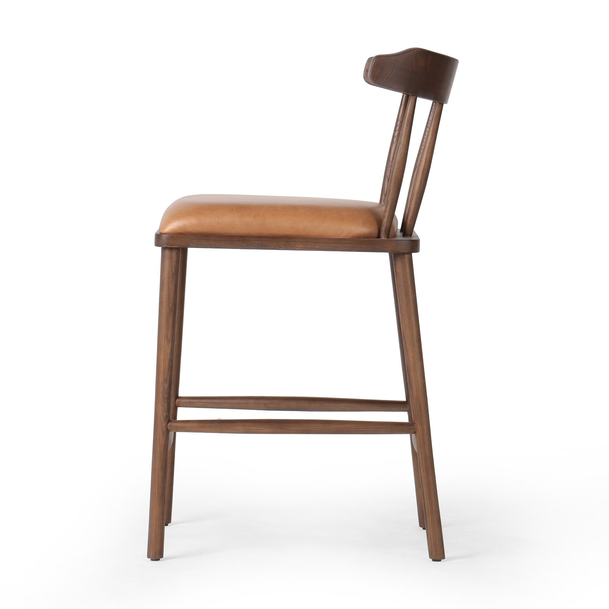 Four Hands Colter Counter Stool — Chaps Saddle-Vintage Ash-Counter
