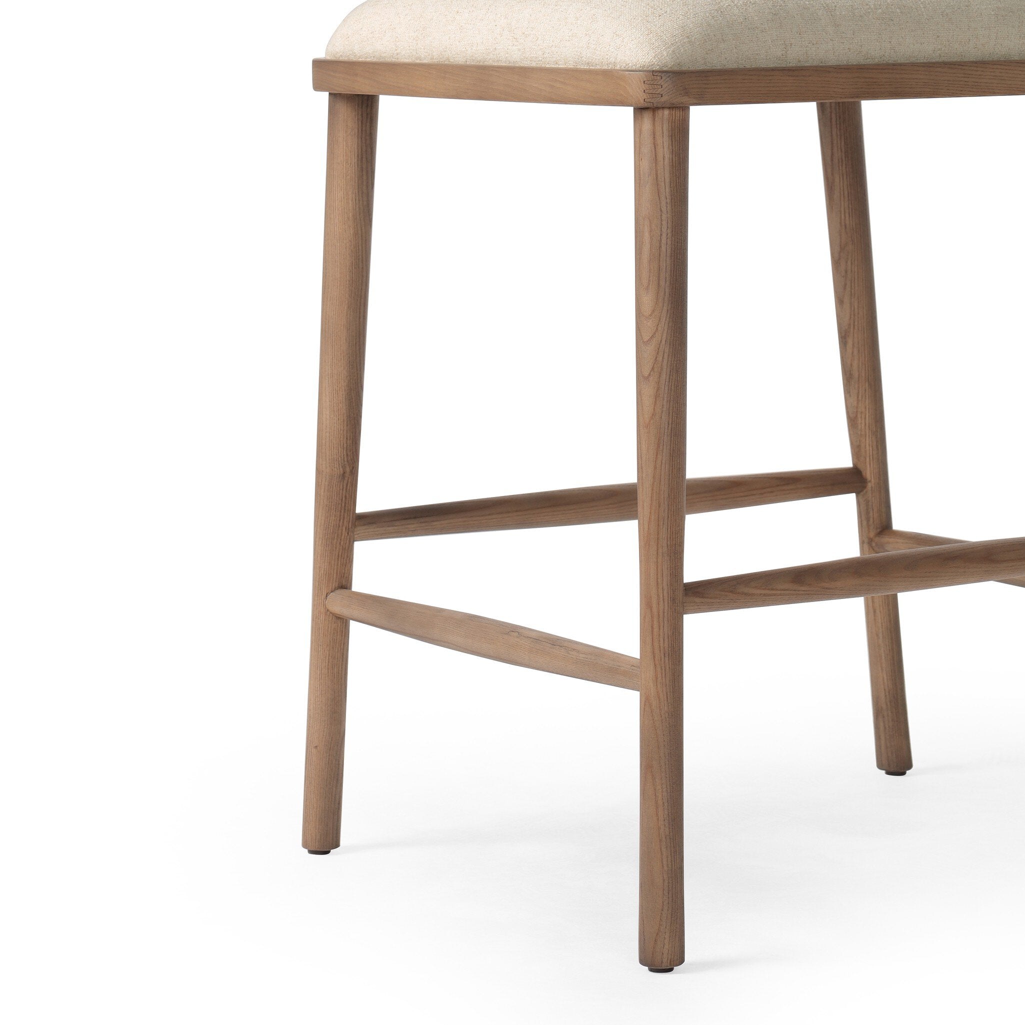 Four Hands Colter Counter Stool — Antwerp Natural-Amber Ash-Counter