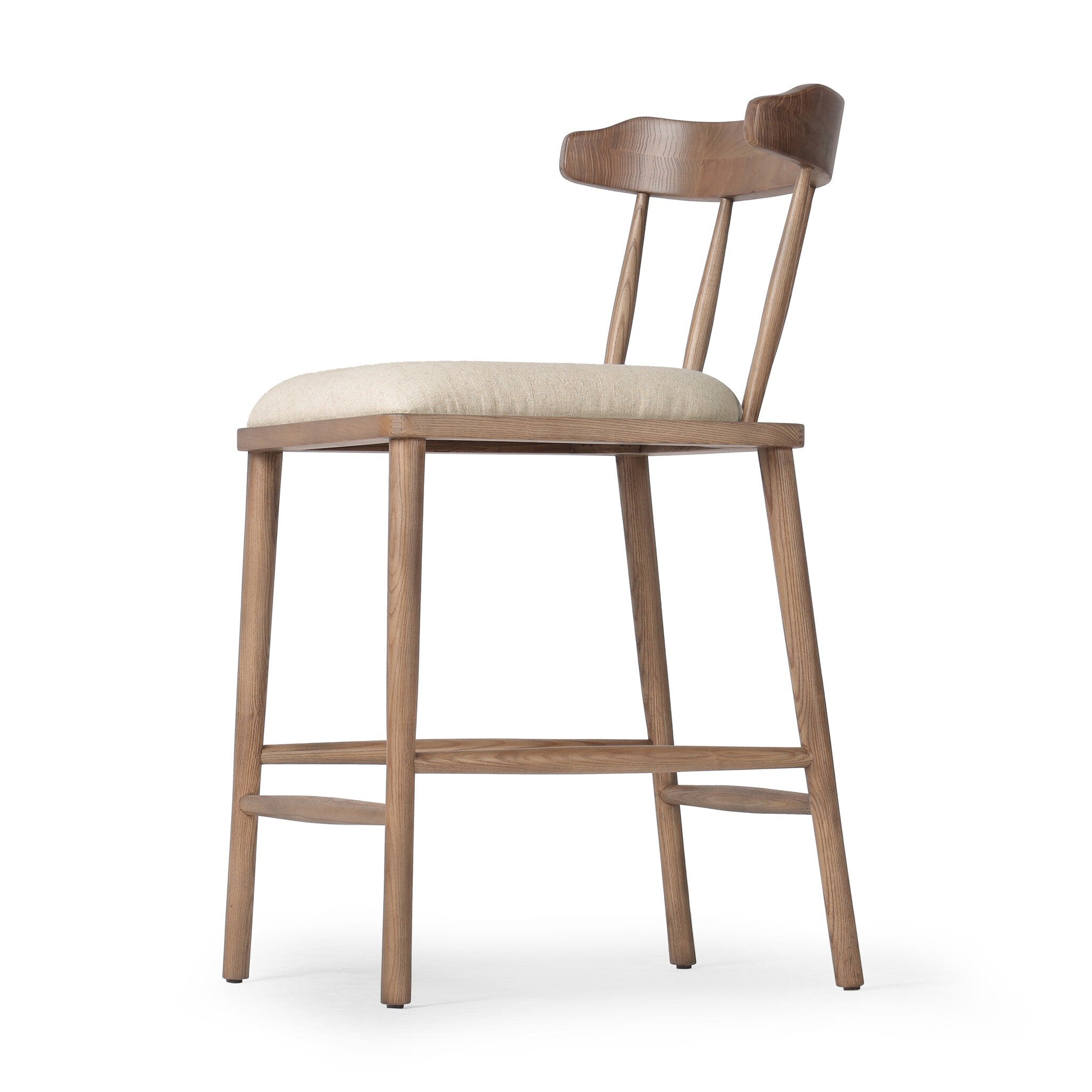 Four Hands Colter Counter Stool — Antwerp Natural-Amber Ash-Counter
