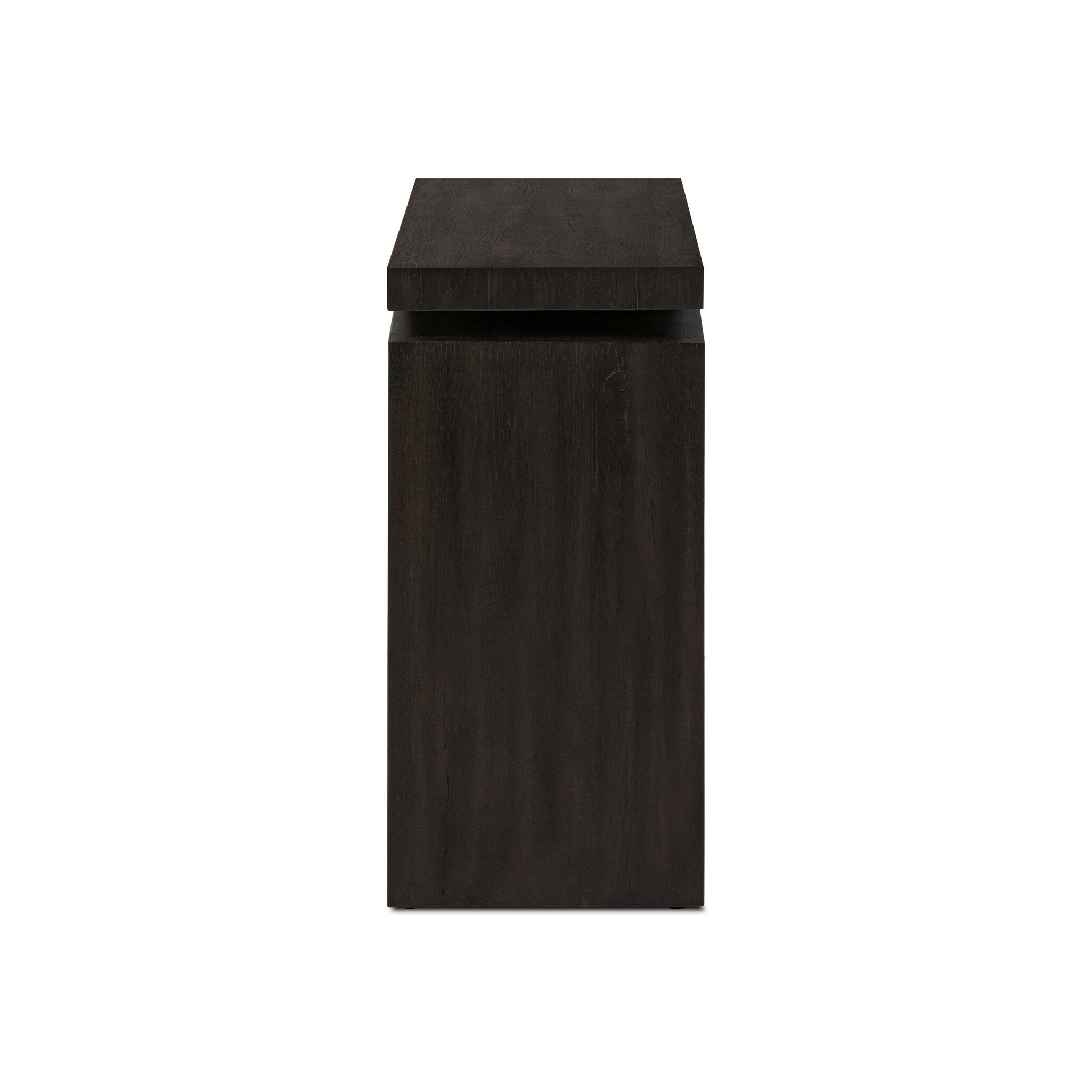 Four Hands Matthes Console Table - 60" — Smoked Black Veneer