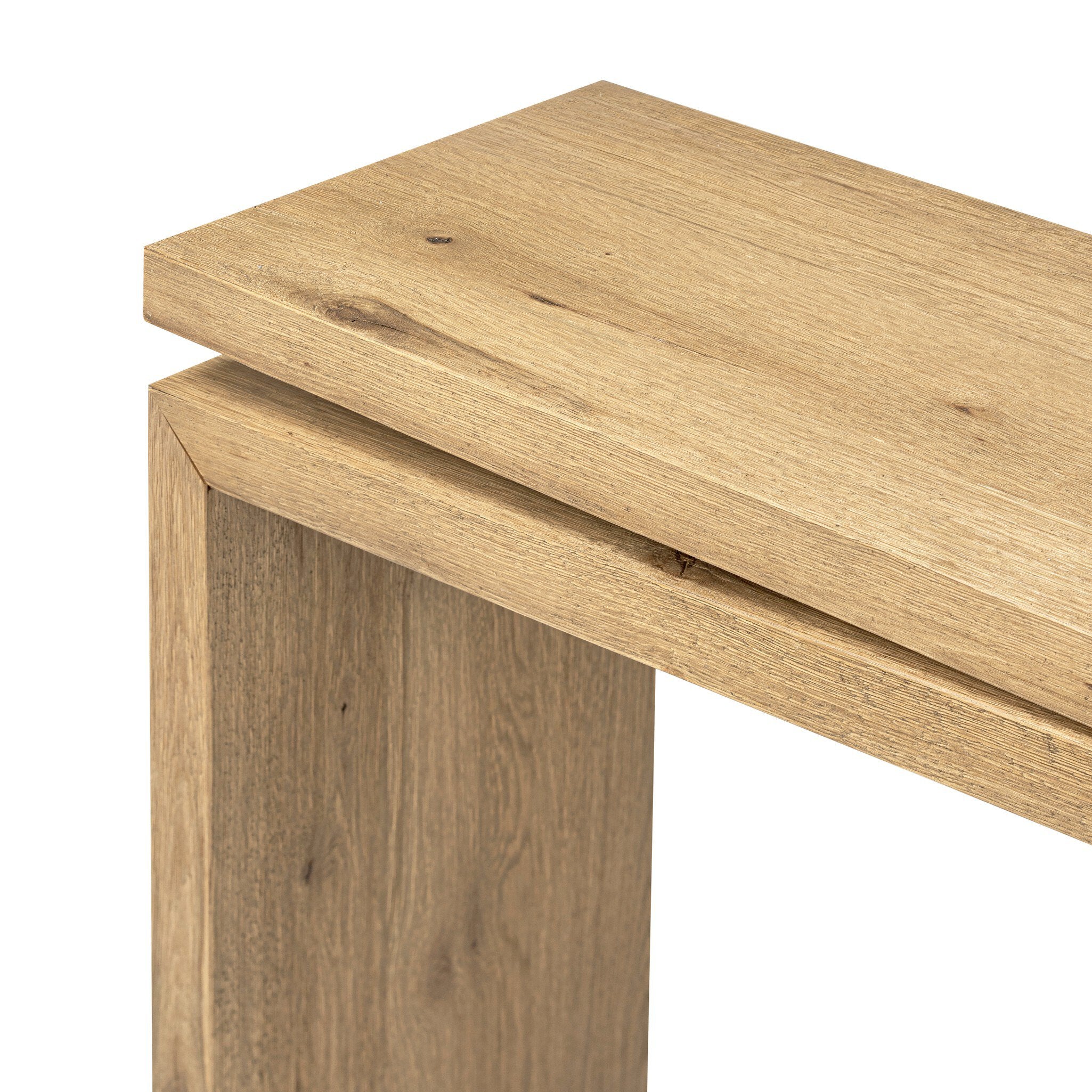 Four Hands Matthes Console Table - 60" — Worn Oak Veneer