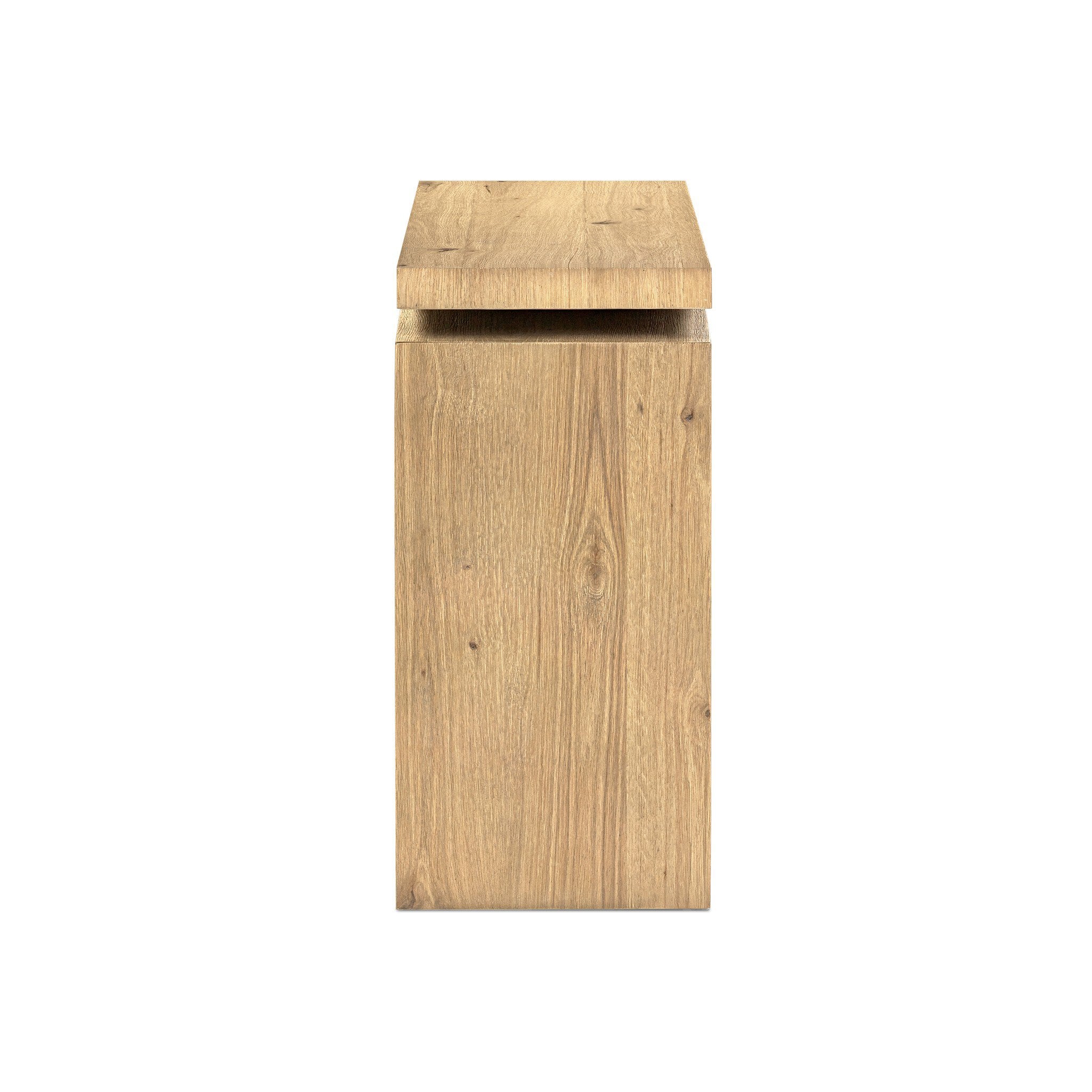 Four Hands Matthes Console Table - 60" — Worn Oak Veneer