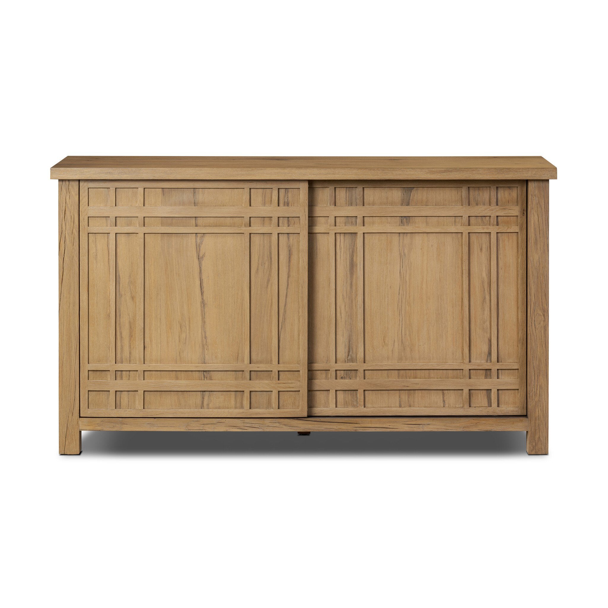 Four Hands Kashton Sideboard — Aged Smoked Oak-Aged Smoked Oak Veneer