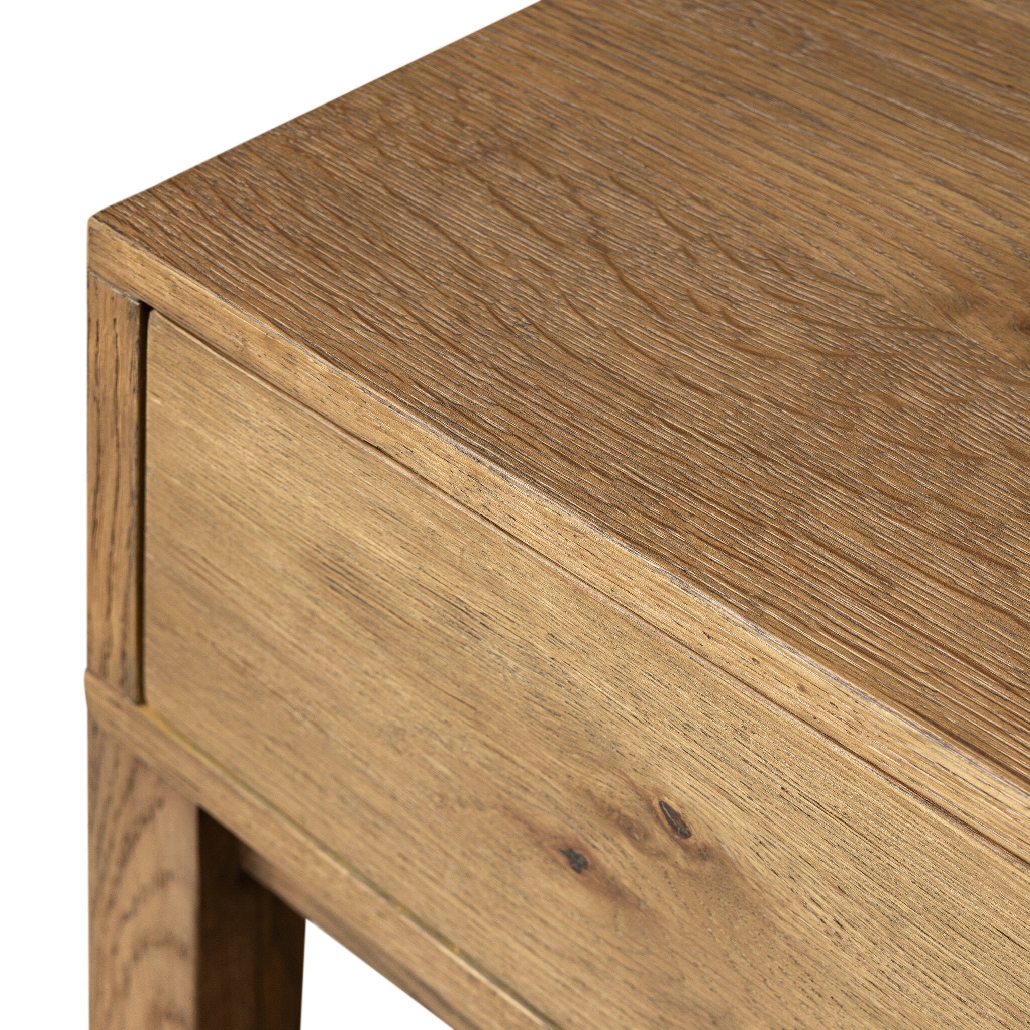 Four Hands Tula Nightstand — Worn Oak Veneer-Worn Oak-Palermo Drift