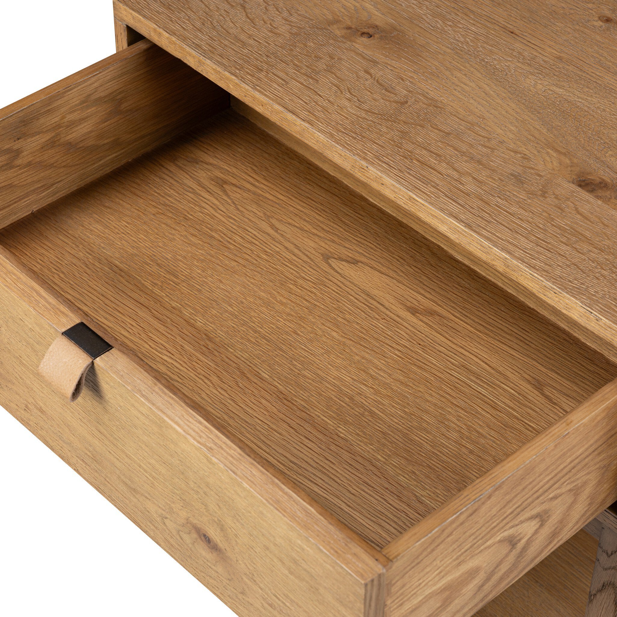 Four Hands Tula Nightstand — Worn Oak Veneer-Worn Oak-Palermo Drift