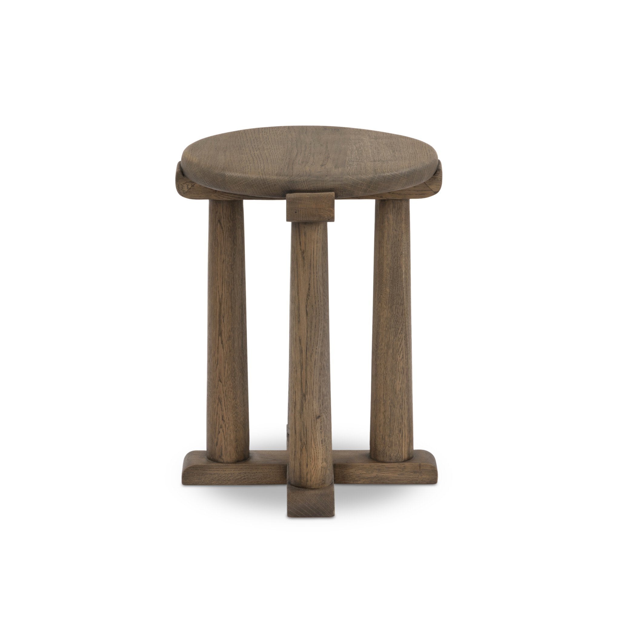 Four Hands Fonterra Stool — Warm Natural Oak-One Size
