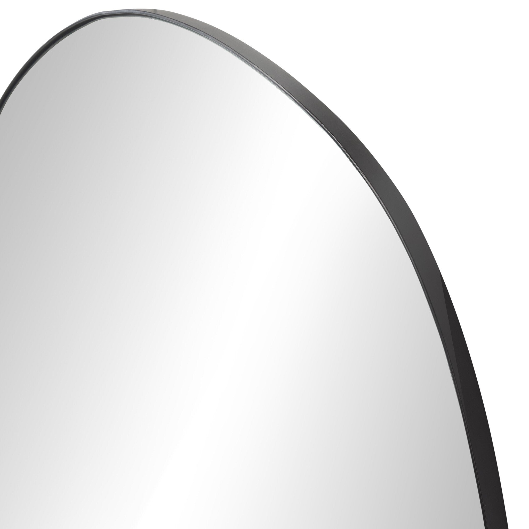 Four Hands Contour Mirror — Gunmetal-Mirror