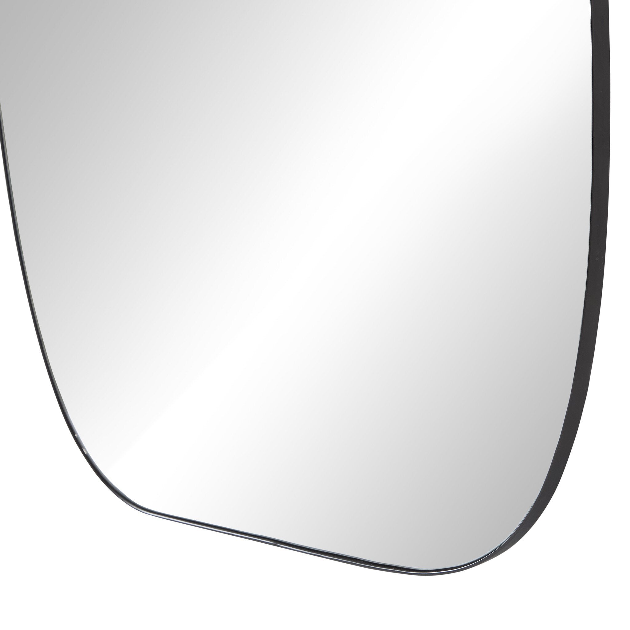 Four Hands Contour Mirror — Gunmetal-Mirror