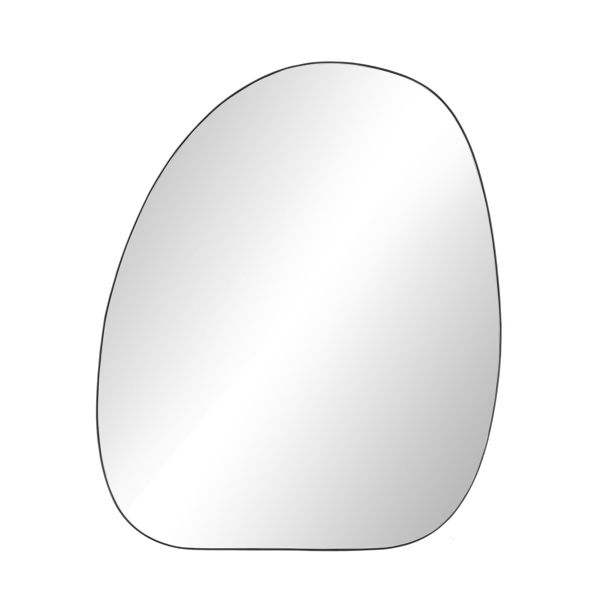 Four Hands Contour Mirror — Gunmetal-Mirror