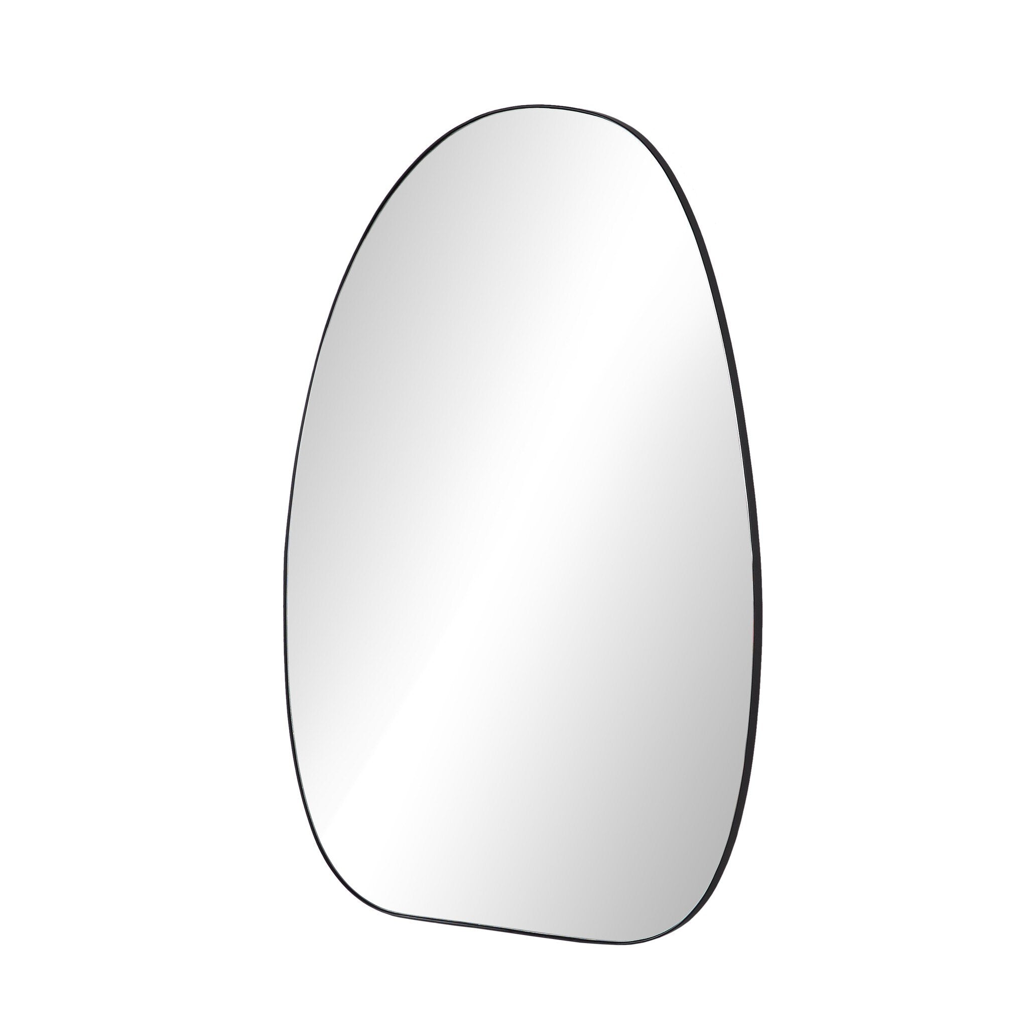 Four Hands Contour Mirror — Gunmetal-Mirror