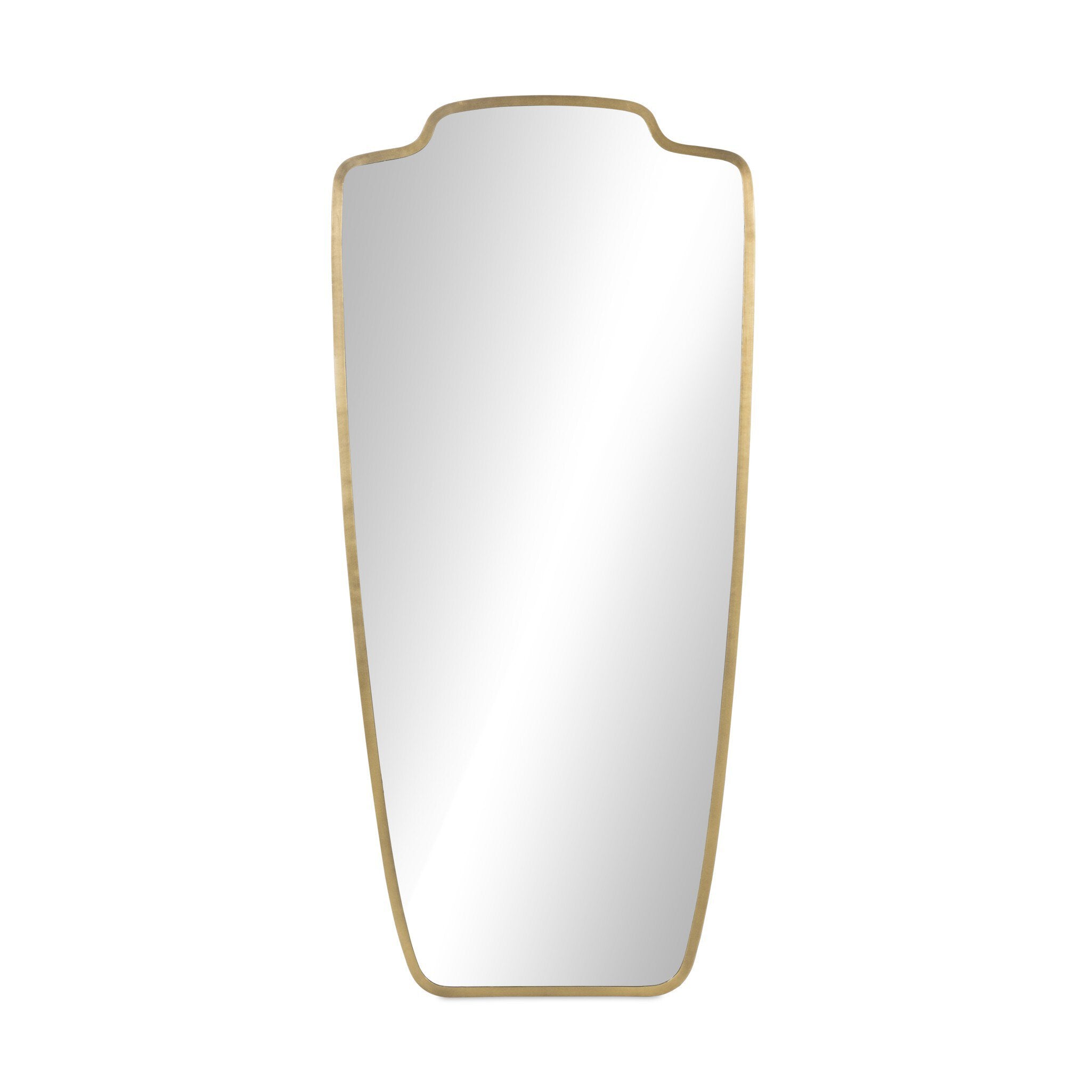 Four Hands Vault Mirror — Antique Brass Iron-Mirror