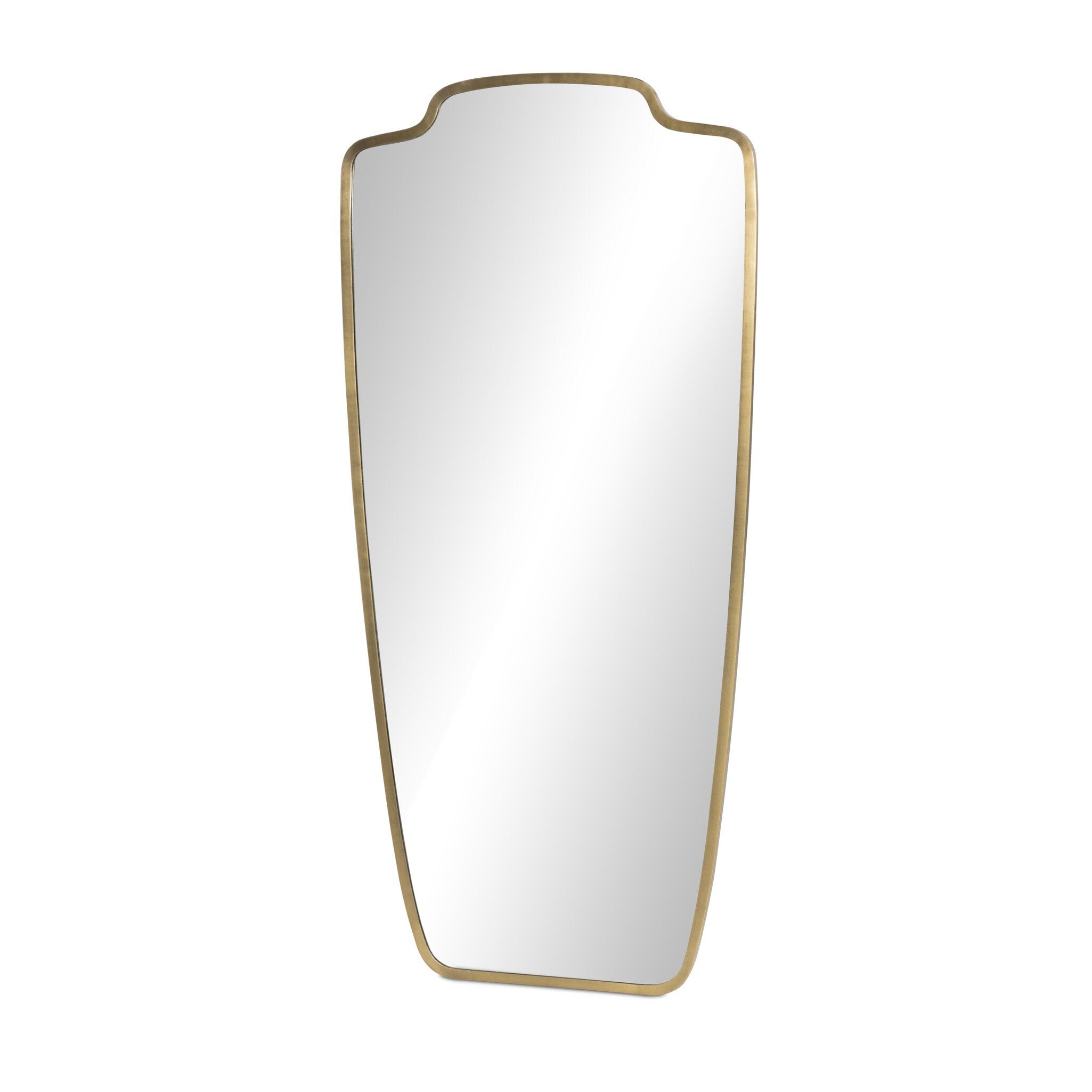 Four Hands Vault Mirror — Antique Brass Iron-Mirror