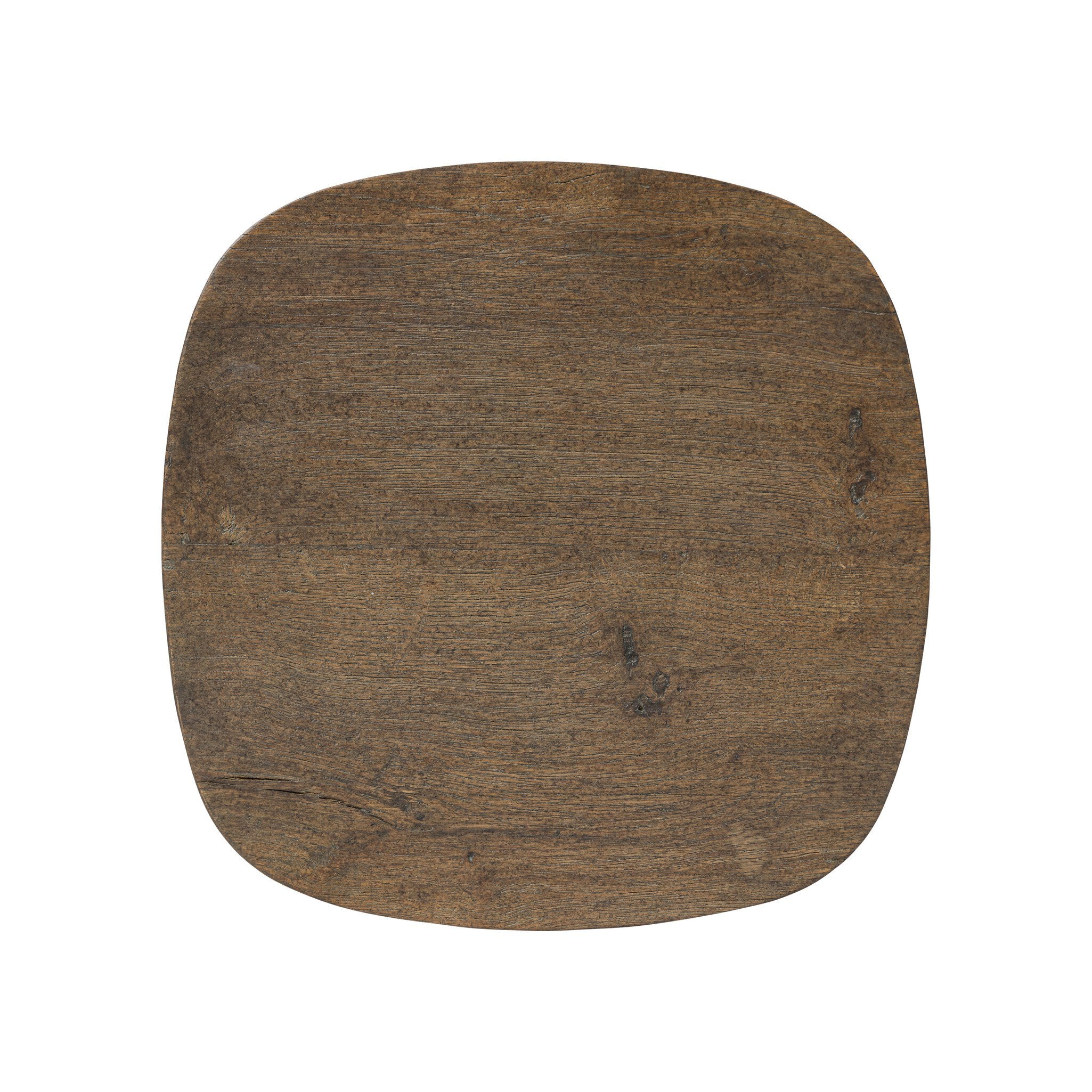 Four Hands Tycho Pedestal — Brown Oak Veneer