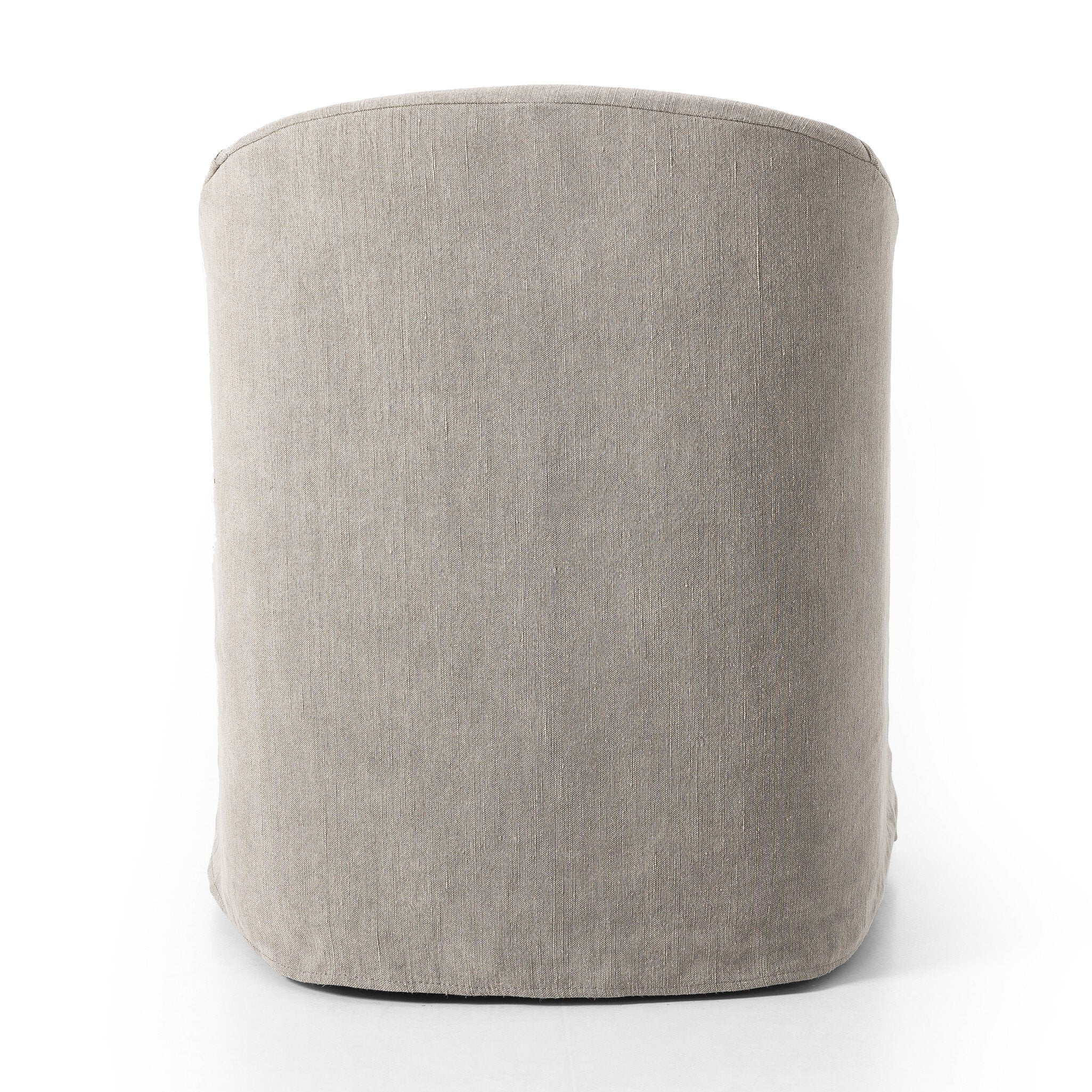 Four Hands Cove Dining Chair With Casters — Heather Twill Stone