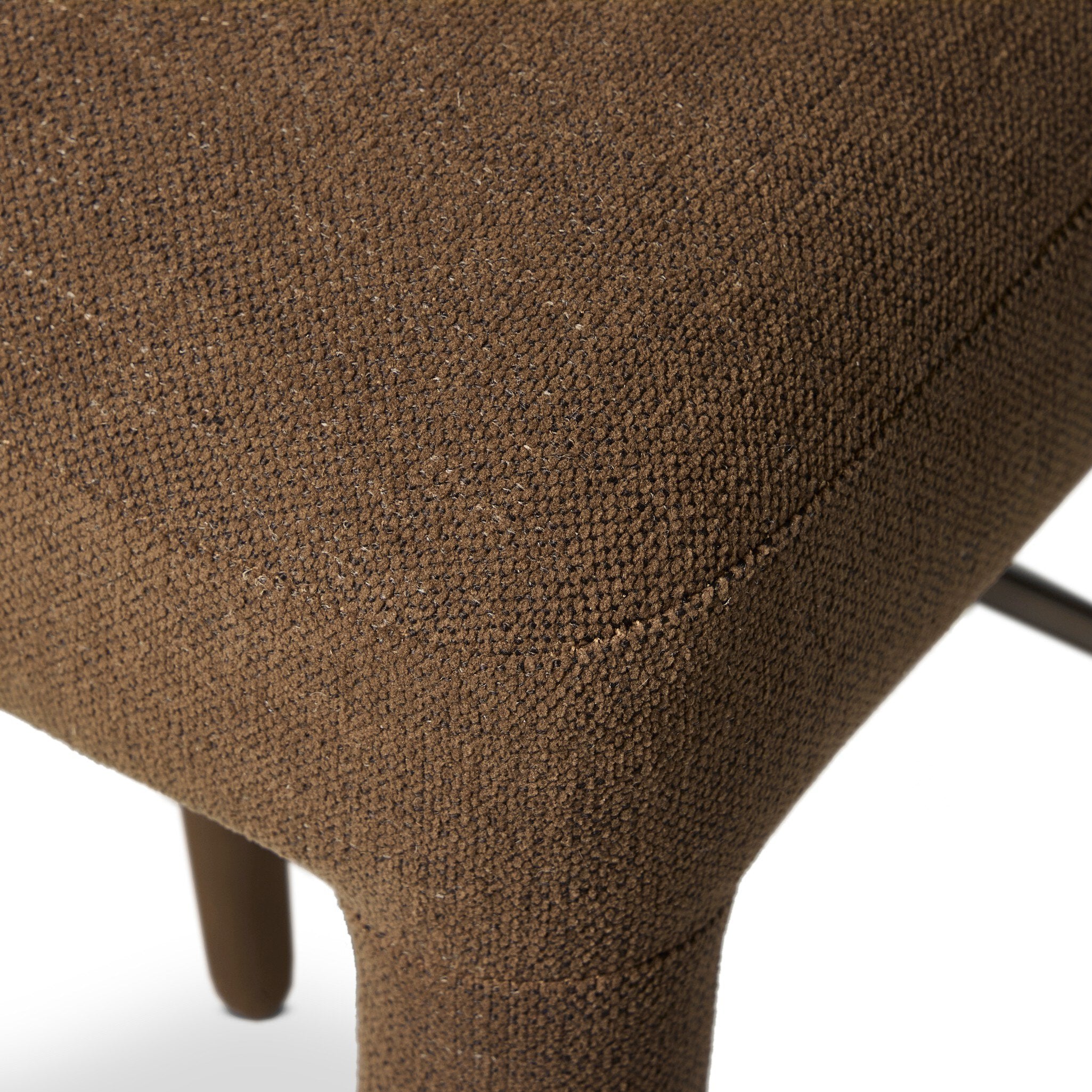 Four Hands Beverly Bar + Counter Stool — Crypton Nomad Mushroom-Gris Gunmetal Iron-Counter