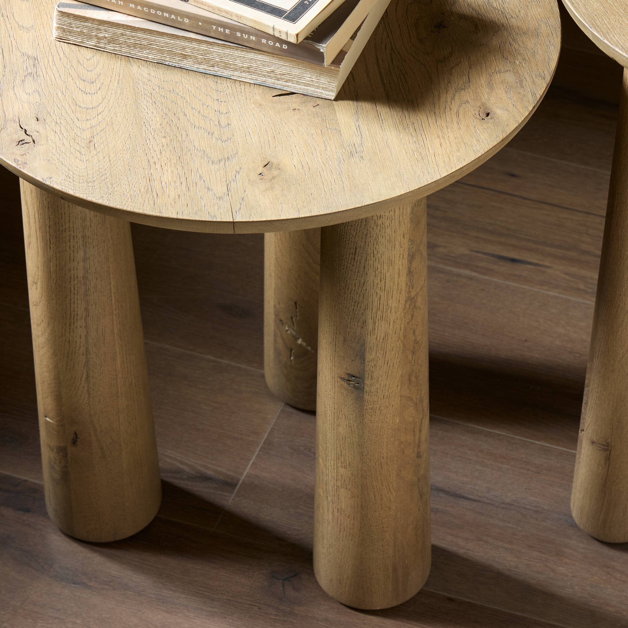 Four Hands Cooper Nesting End Table — Drifted Oak