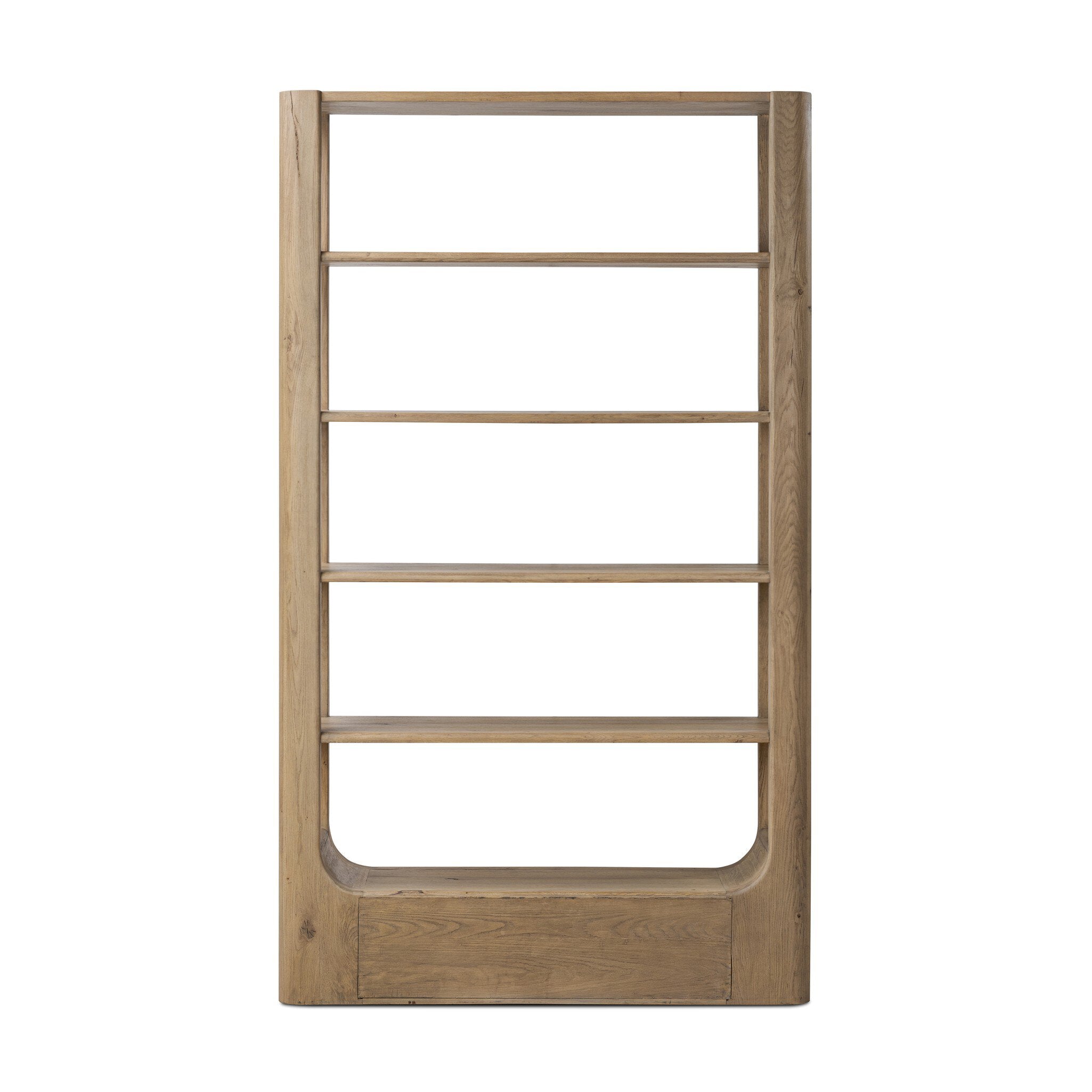 Four Hands Lloyd Bookcase — Aged Natural Oak-Aged Natural Oak Veneer