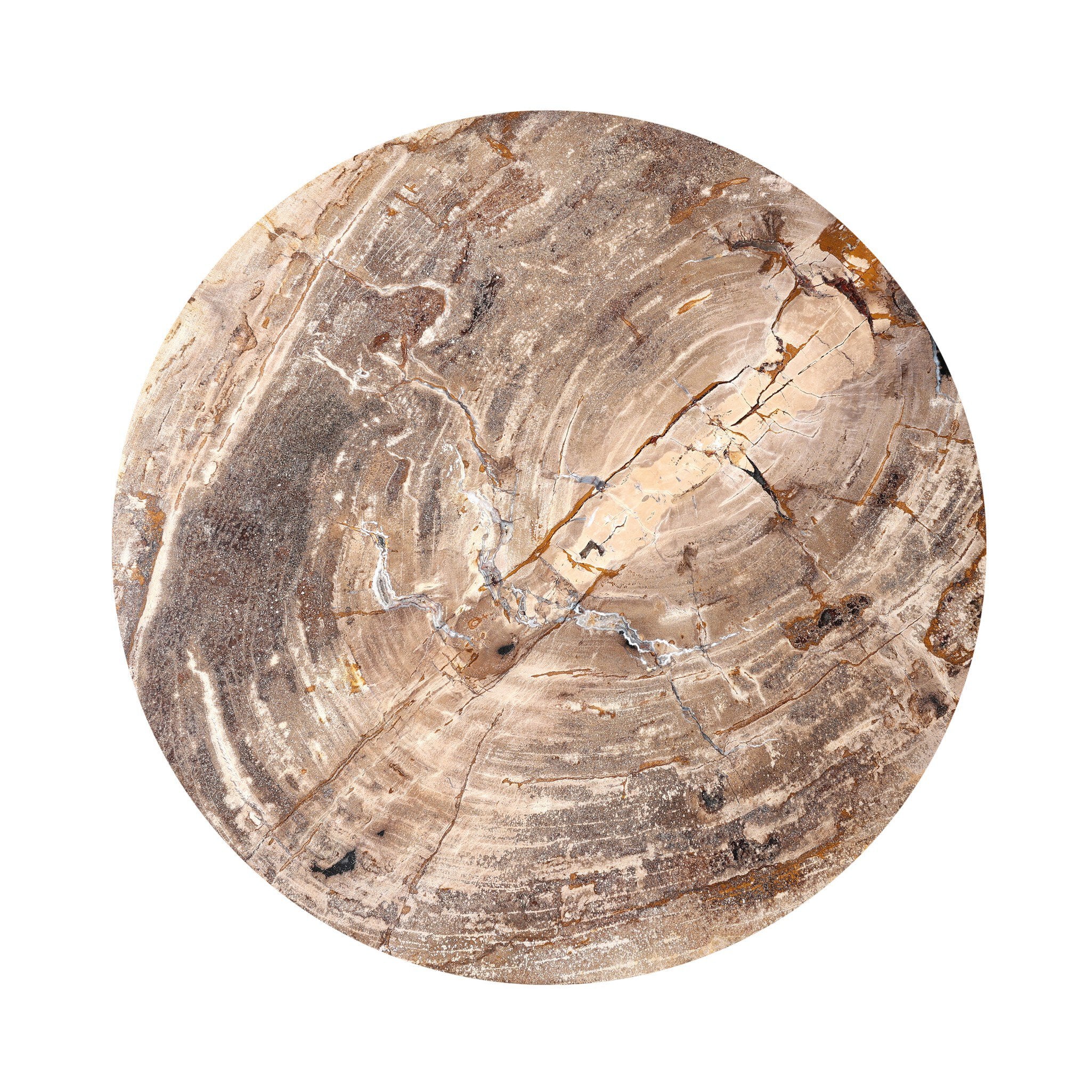 Four Hands Aida End Table — Light Petrified Wood