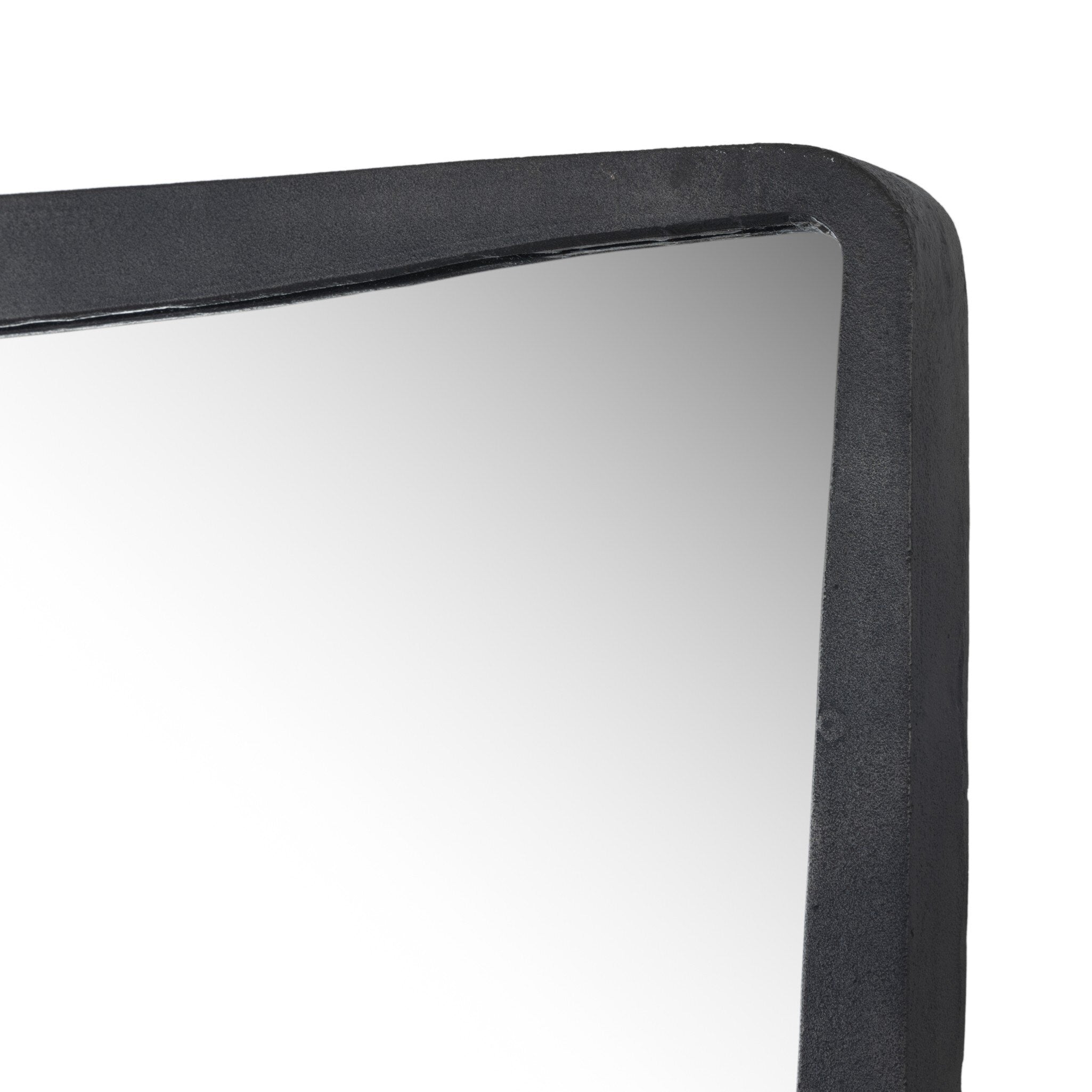 Four Hands Regis Floor Mirror — Hammered Grey-Mirror