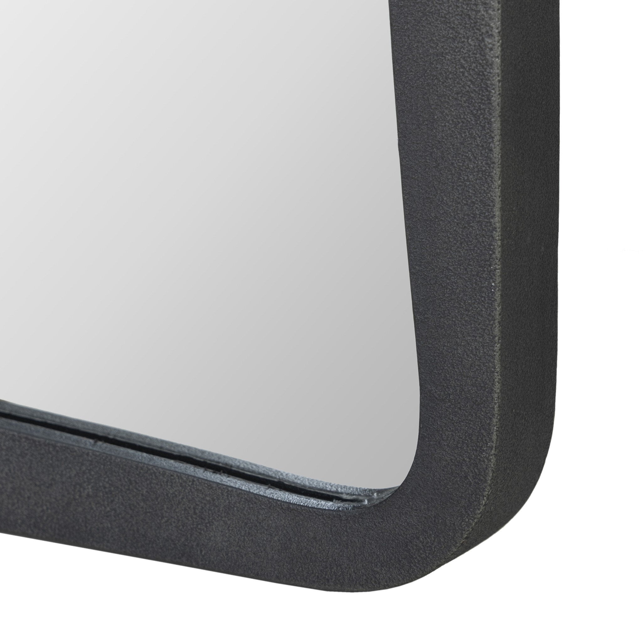 Four Hands Regis Wall Mirror — Hammered Grey-Mirror