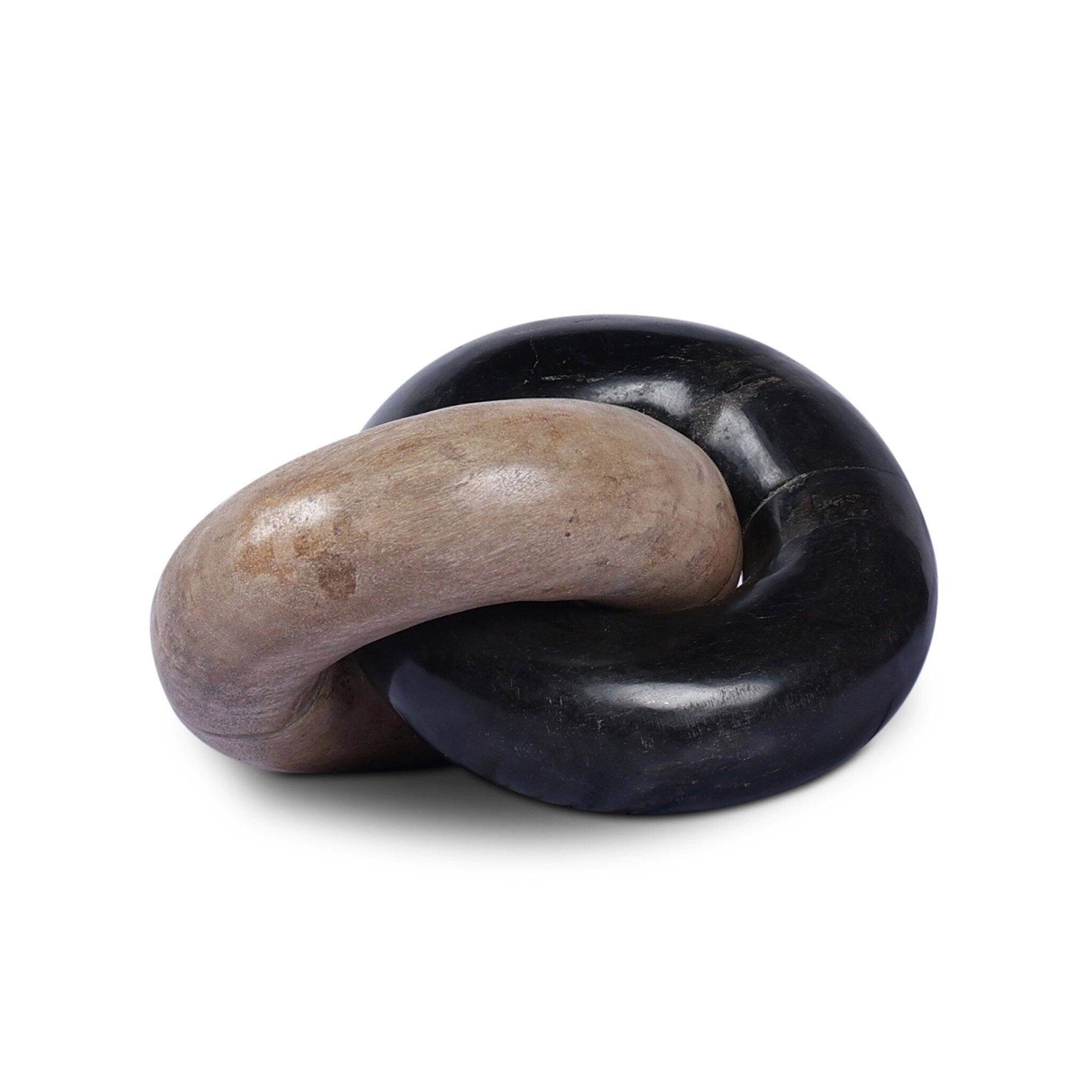 Four Hands Petrified Wood Knot — Dark Petrified Wood-Light Petrified Wood