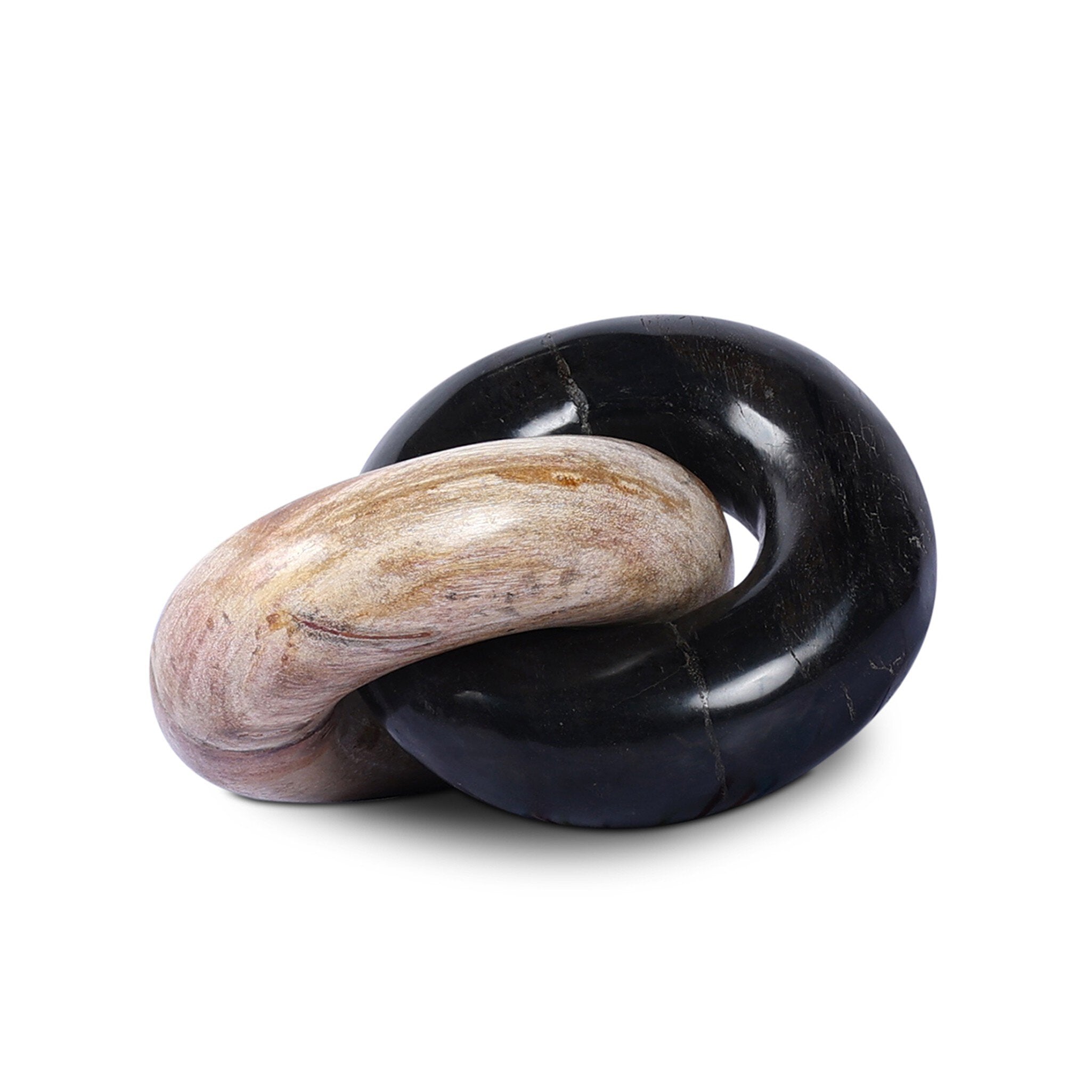 Four Hands Petrified Wood Knot — Dark Petrified Wood-Light Petrified Wood