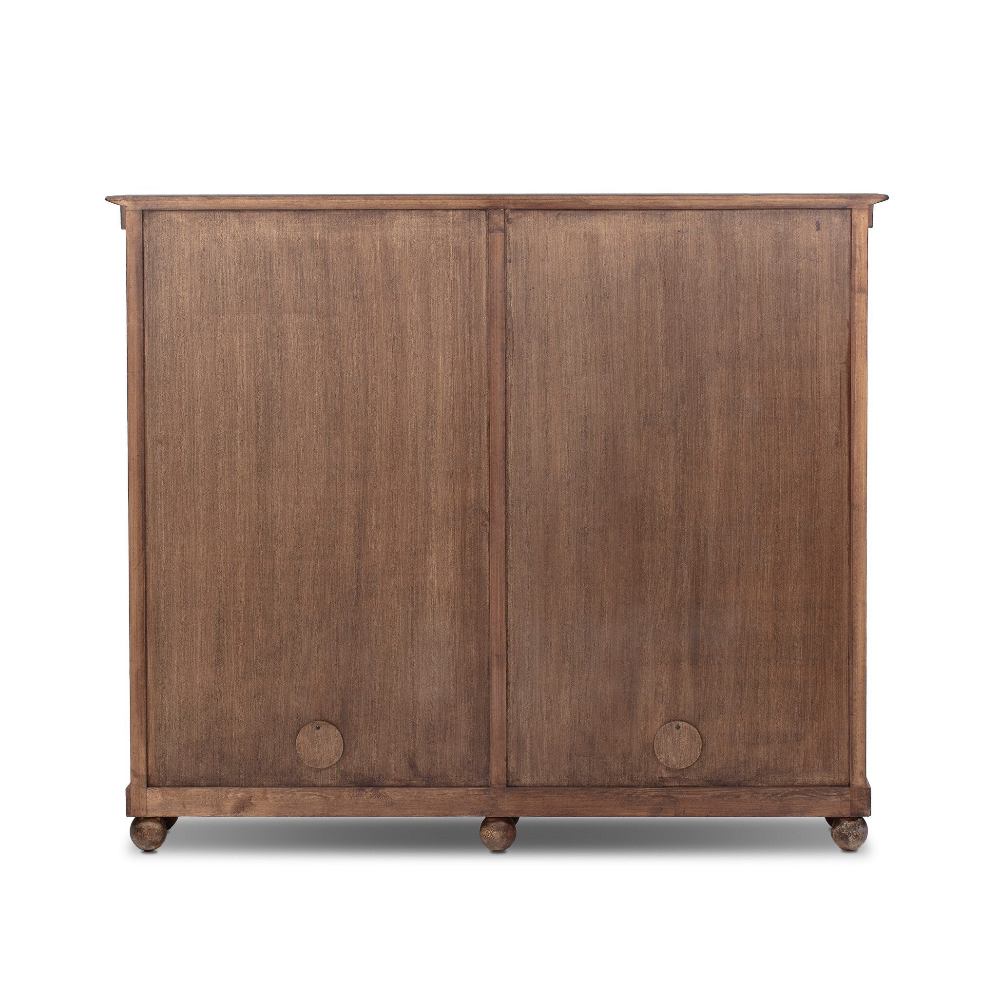Four Hands Alcott Cabinet — Distressed Cocoa Pine-Distressed Cocoa Pine Veneer-Aged Iron