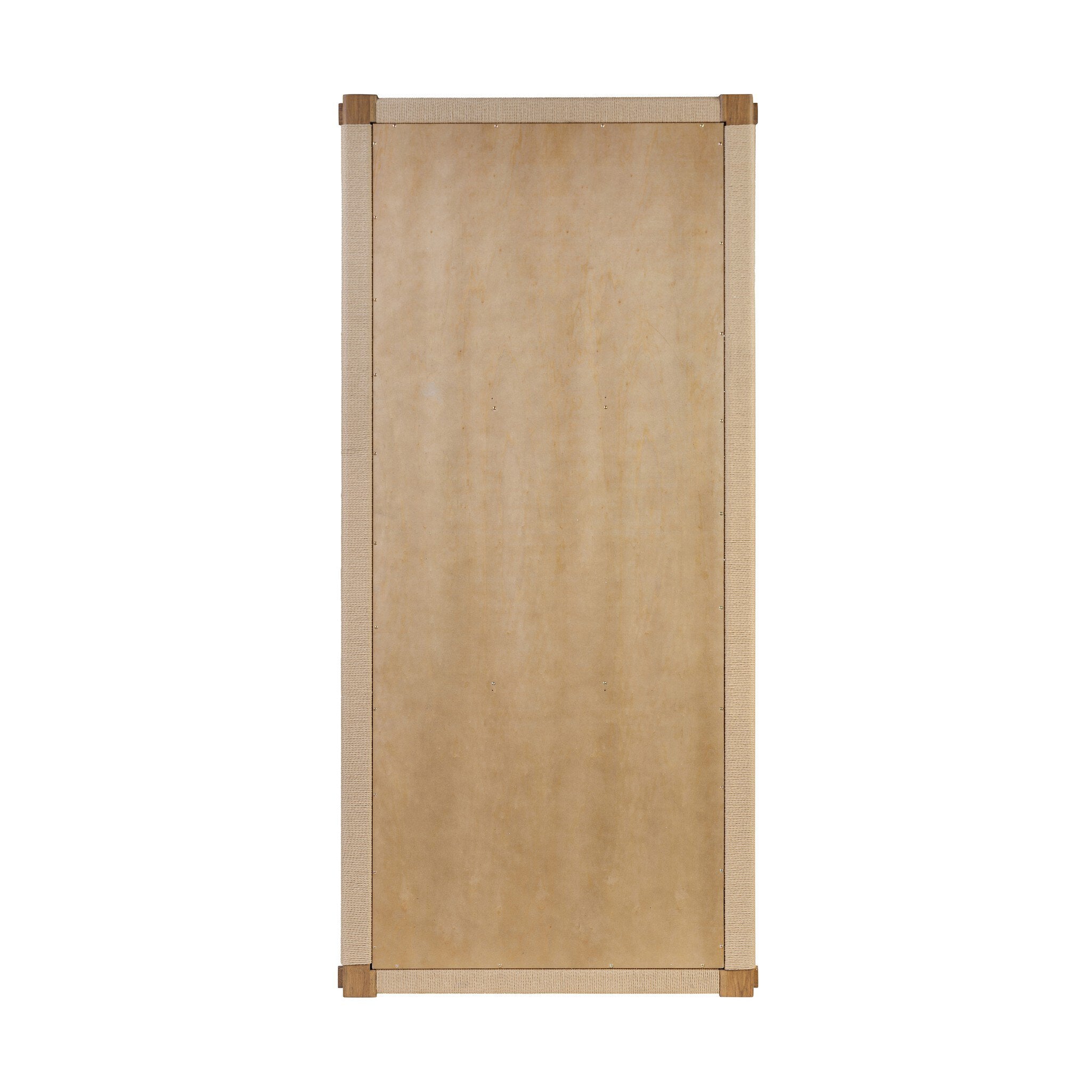 Four Hands Janey Mirror — Fawn Oak-Natural Paper Cord